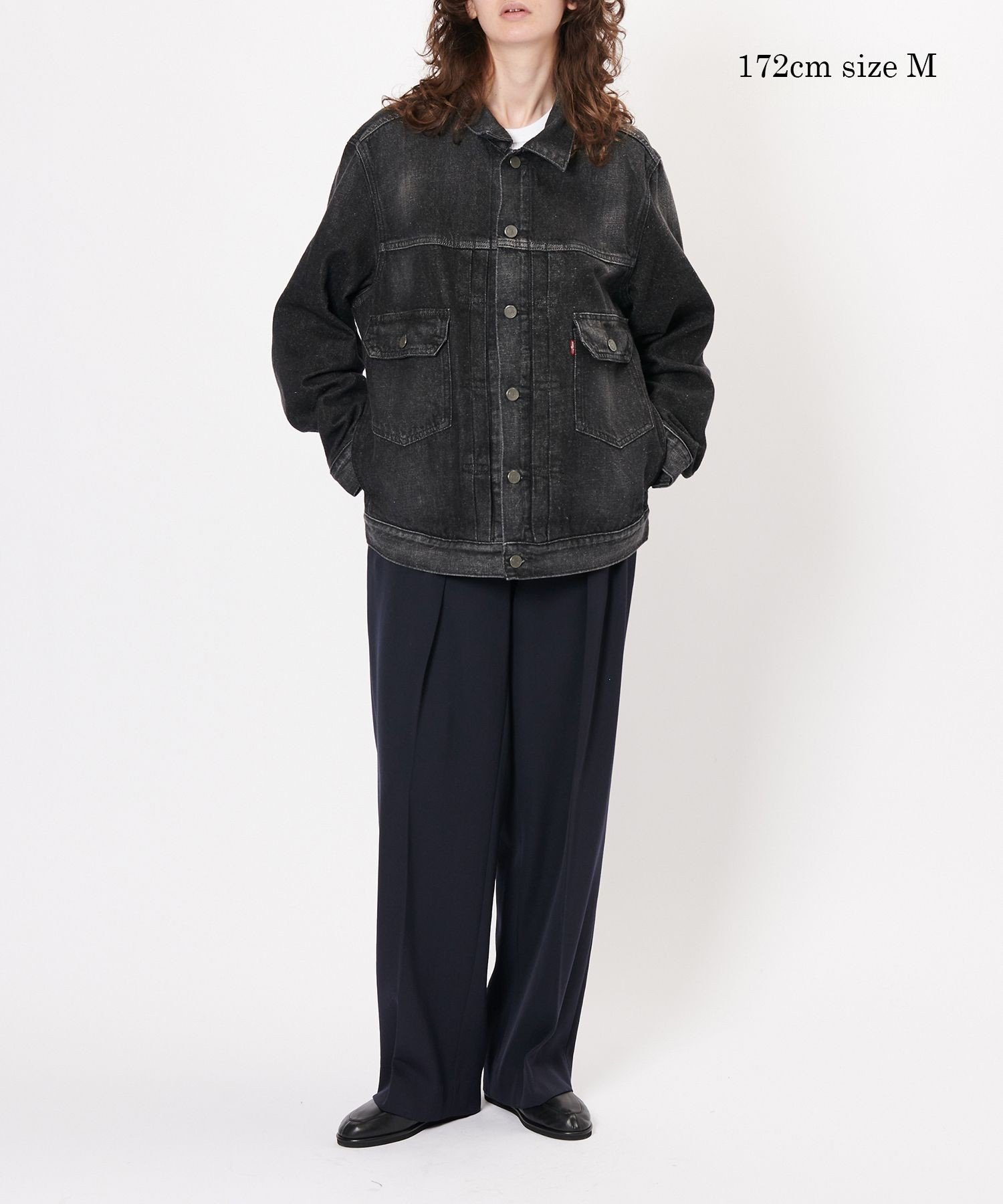 ADAM ET ROPE'｜【Levi's(R)| BIOTOP】 TYPE 2 TRUCKER BLK EX