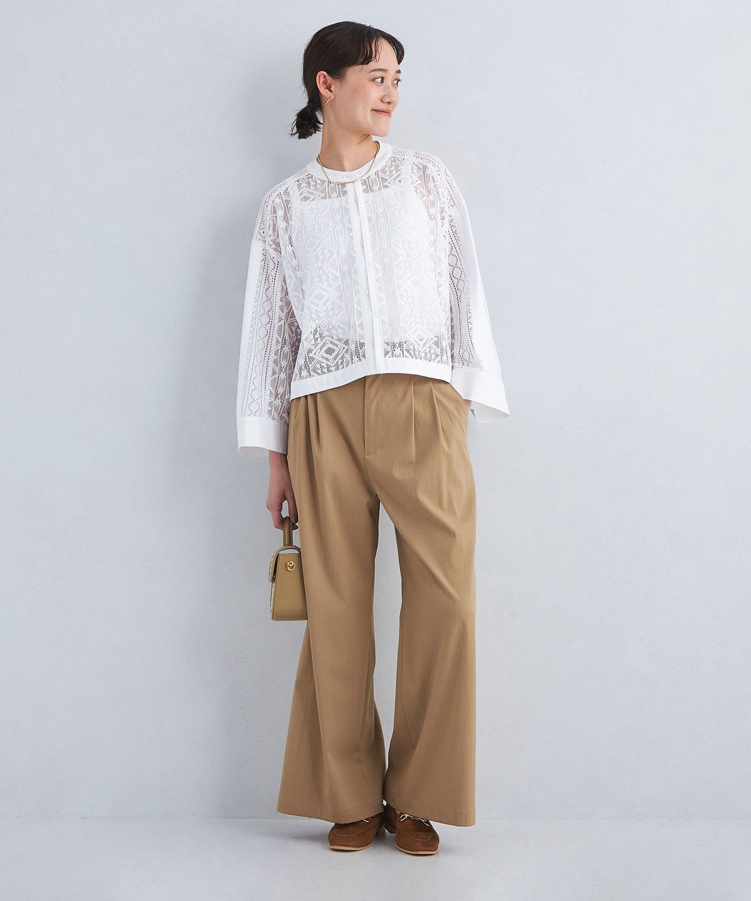 UNITED ARROWS LTD. OUTLET｜ジオメトリック レース ブラウス