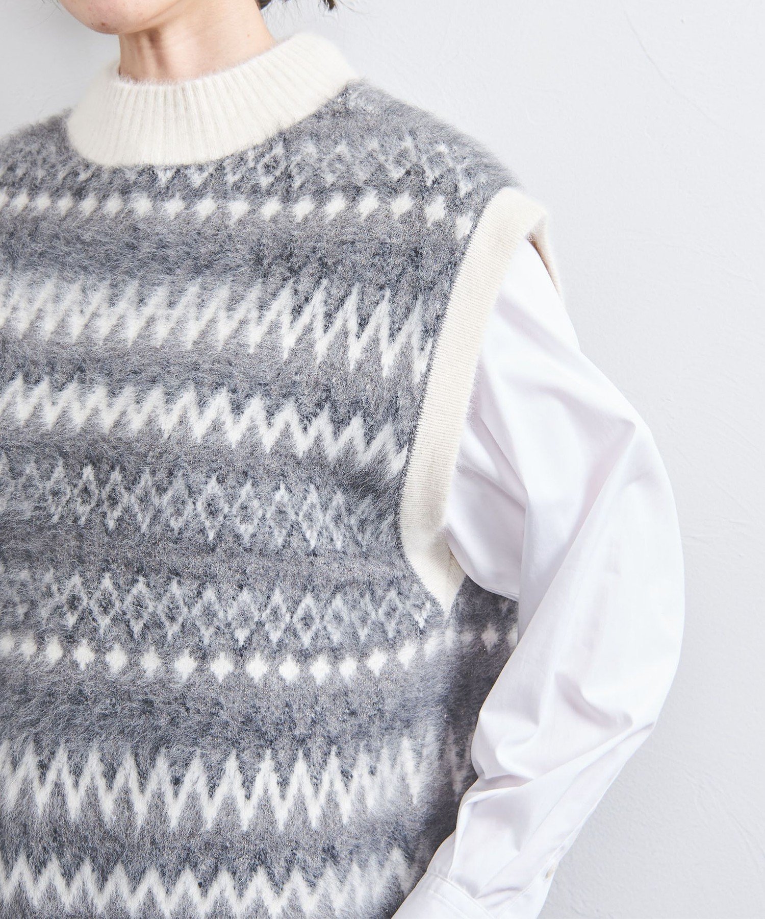 UNITED ARROWS LTD. OUTLET｜フォックスカシミヤ ジャカード ニット