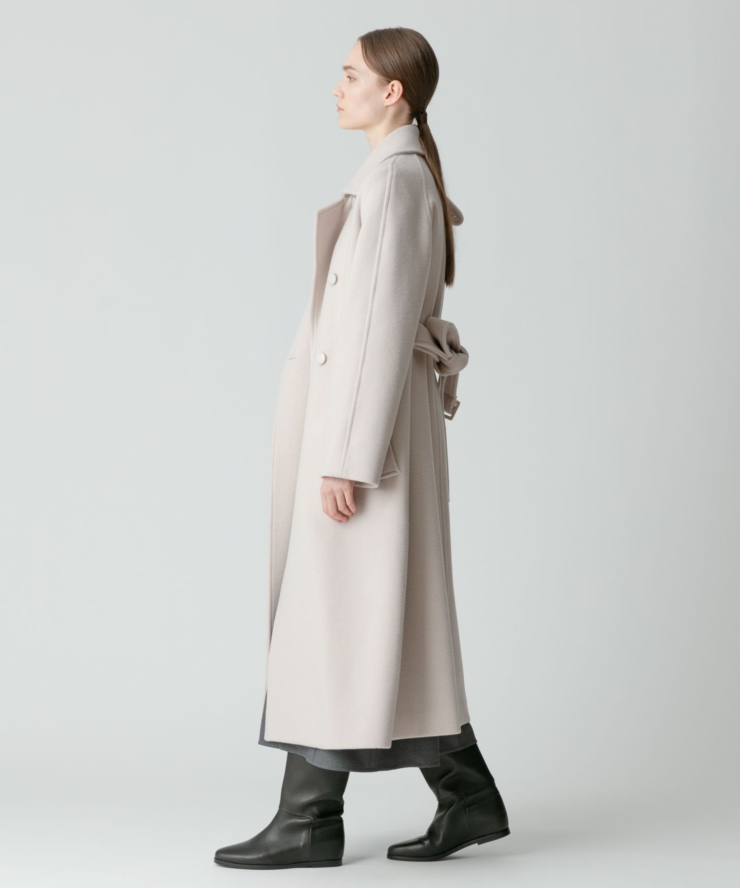 allureville｜スプリットラグランロングコート | Rakuten Fashion(楽天