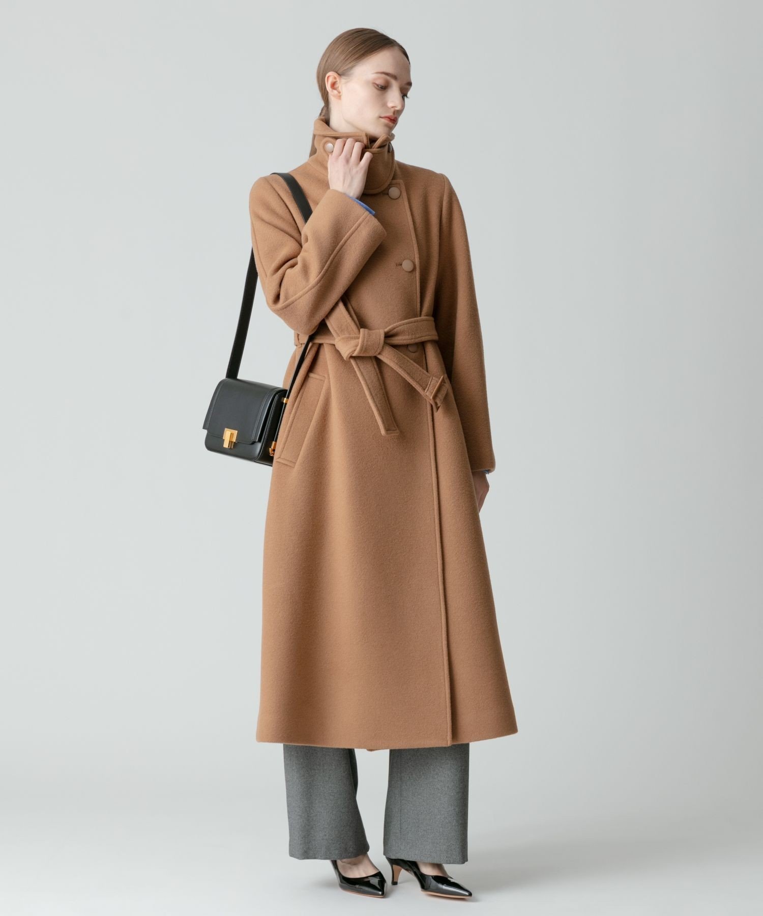 allureville｜スプリットラグランロングコート | Rakuten Fashion(楽天