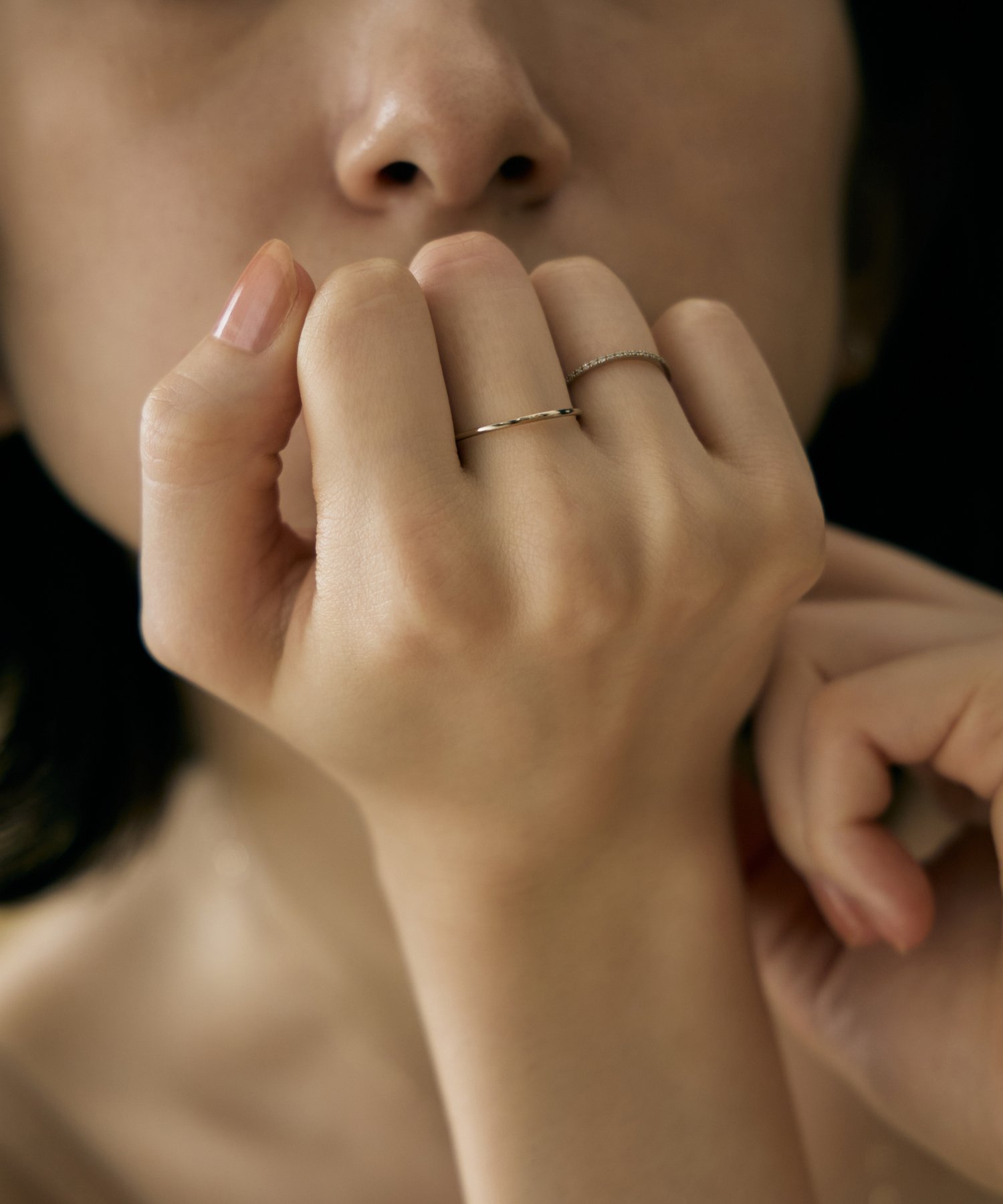 ete｜[トーン] K18RBG ダイヤモンド リング スキニー | Rakuten