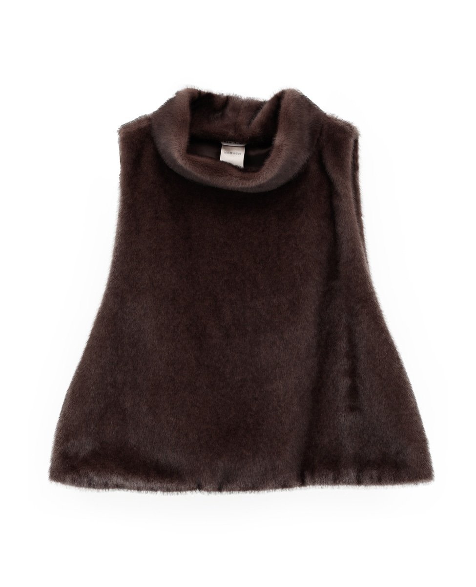 PLAIN PEOPLE｜エコファーオフタートルベスト | Rakuten Fashion(楽天