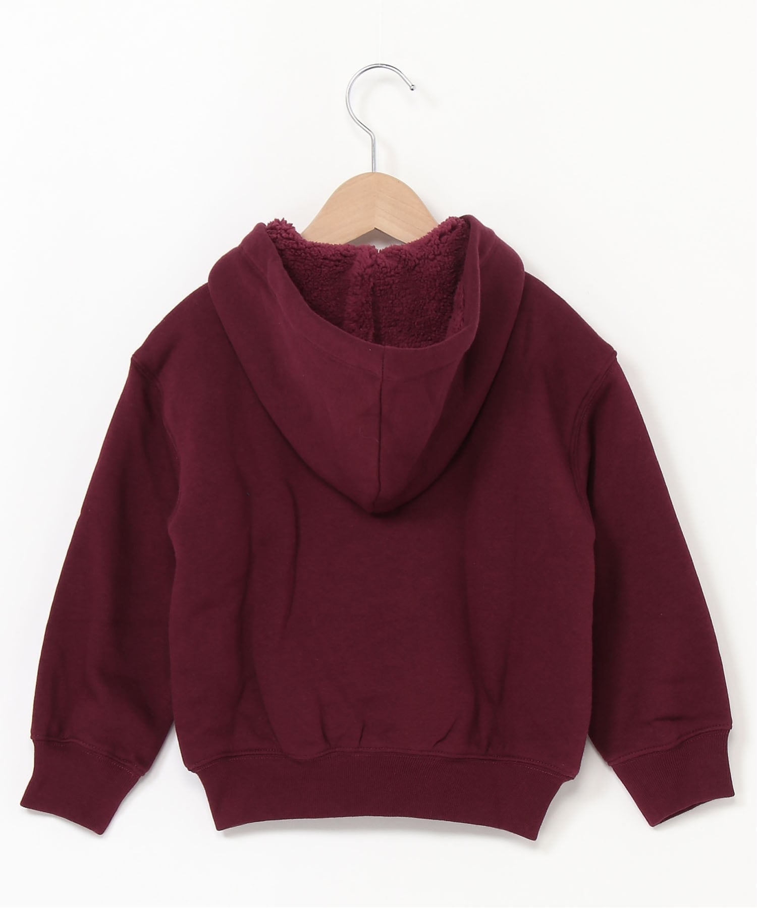 GAP｜(K)リラックスフィット 裏ボア GAPロゴ ジップアップパーカー