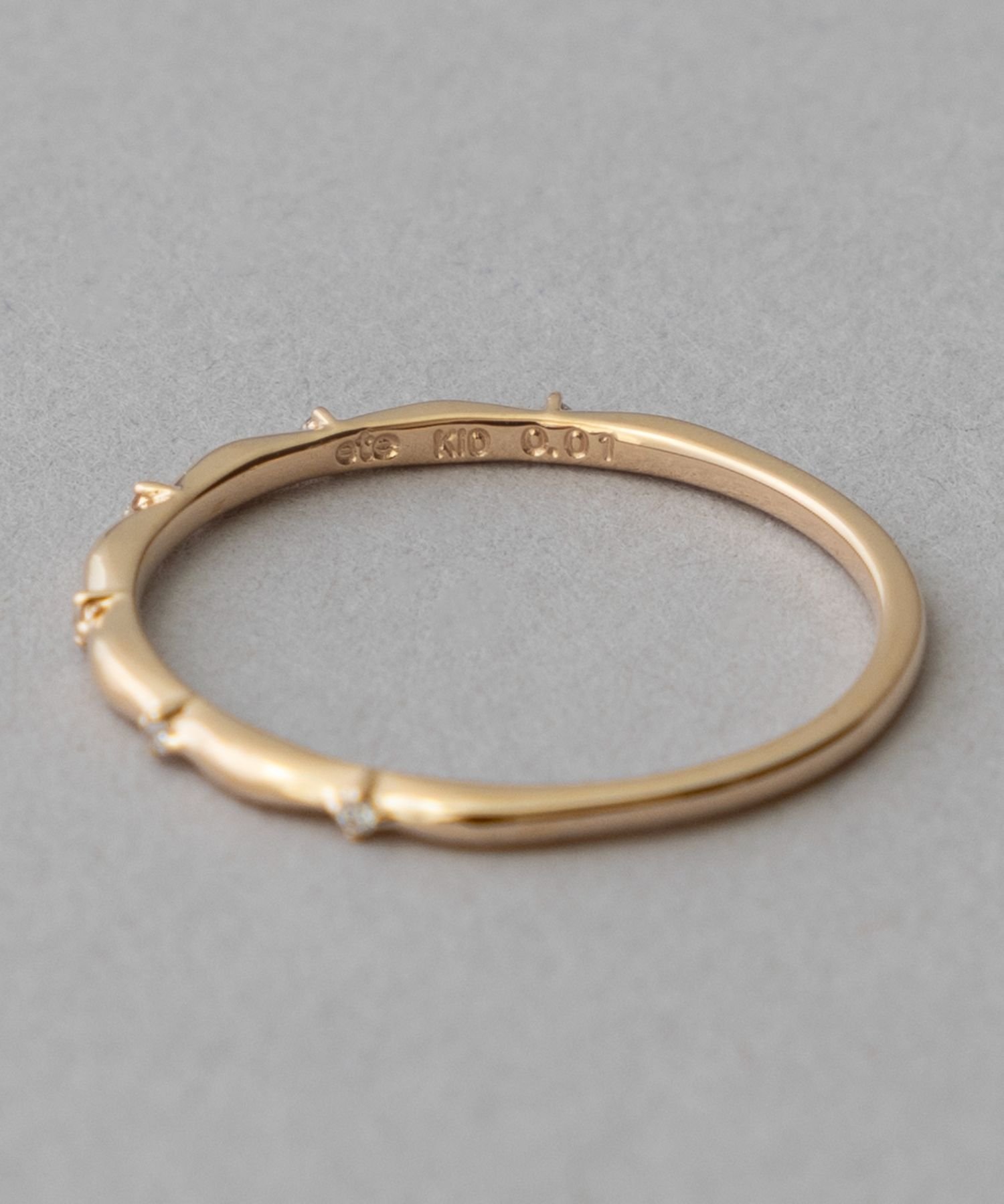 ete｜[レイヤード] K10YG ダイヤモンド リング | Rakuten Fashion(楽天