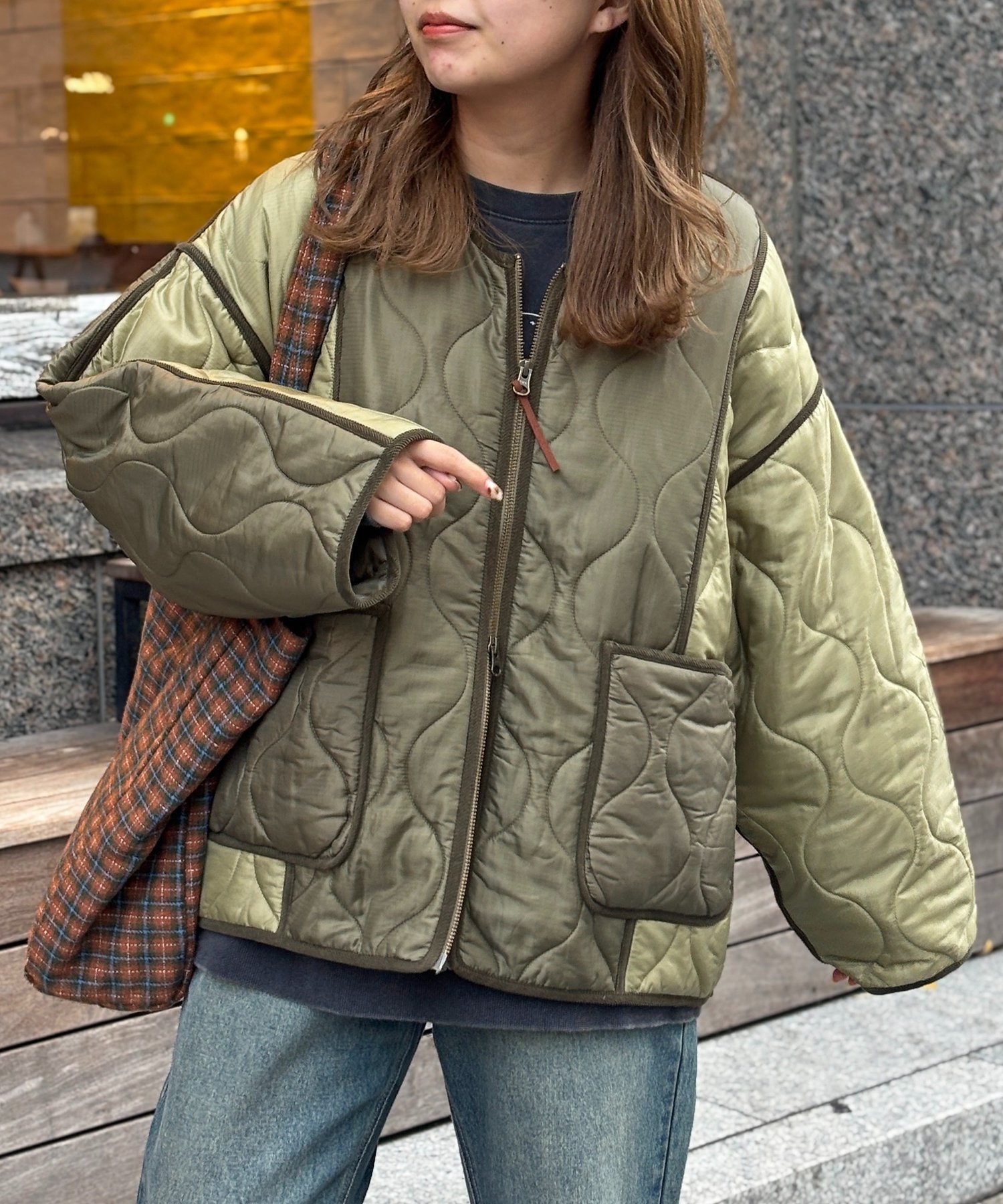 CPCM｜切替キルティングジャケット | Rakuten Fashion(楽天