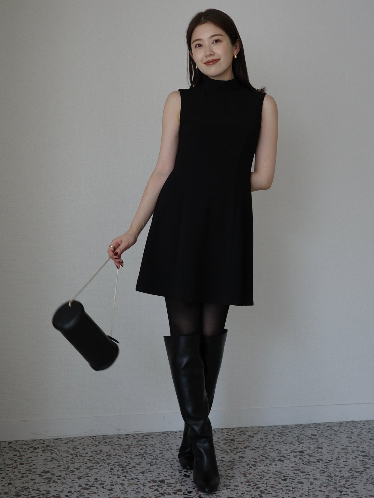 anuans｜カットジョーゼットミニワンピース | Rakuten Fashion(楽天