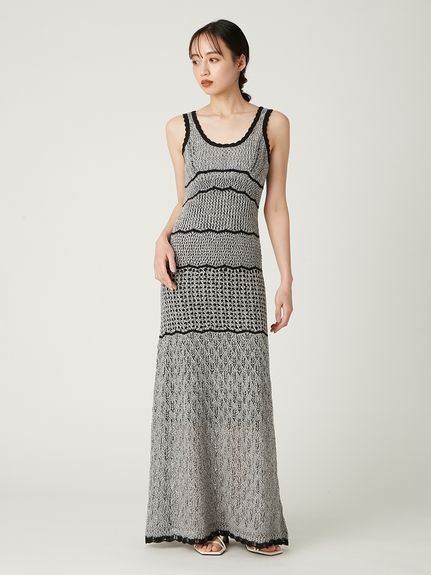 FRAY I.D｜レースアップ2wayニットタンクドレス | Rakuten Fashion