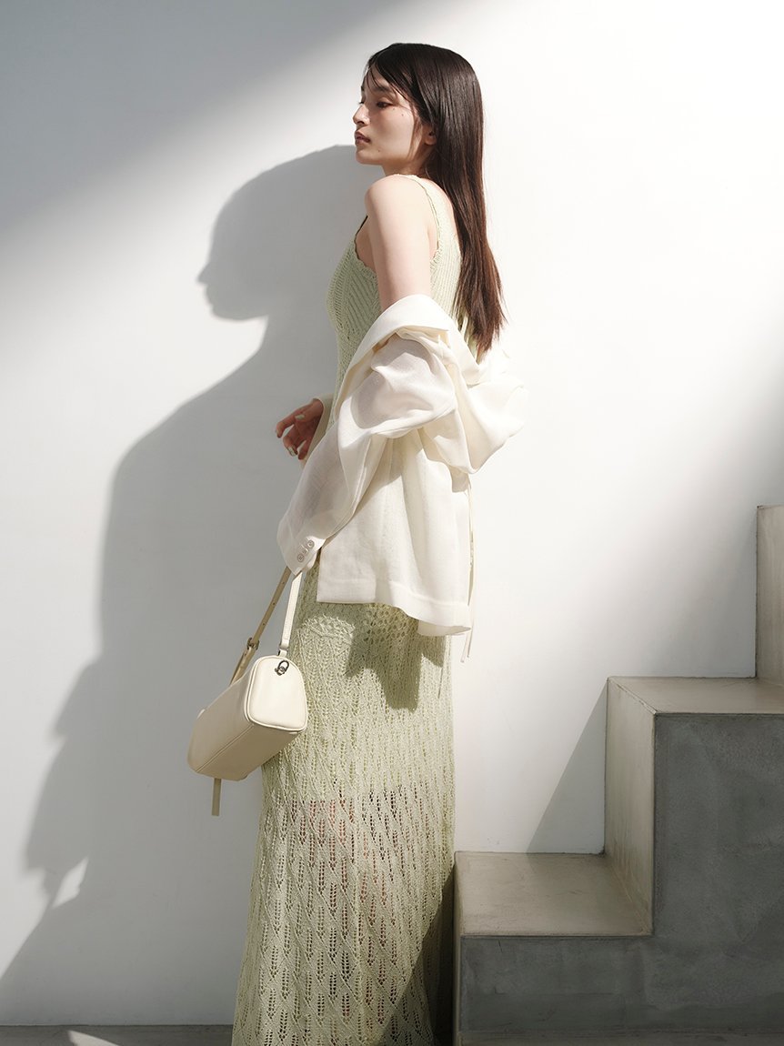 FRAY I.D｜レースアップ2wayニットタンクドレス | Rakuten Fashion