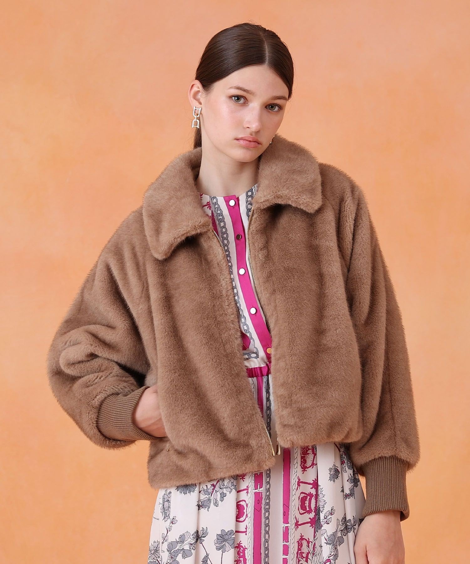 ANAYI｜フェイクミンクファーブルゾン | Rakuten Fashion(楽天