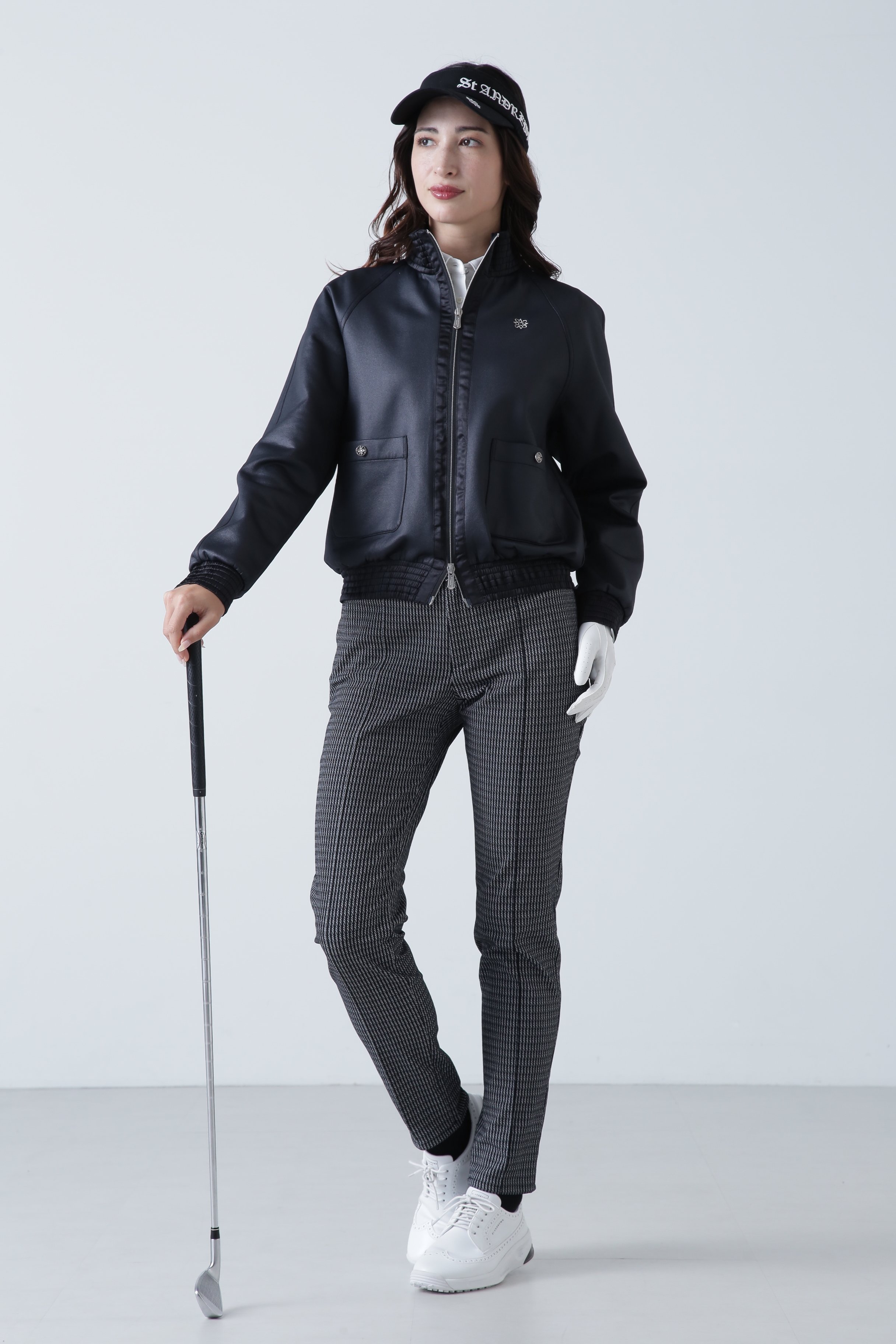 St ANDREWS｜ダンボールニットハードチンツブルゾン (WOMENS