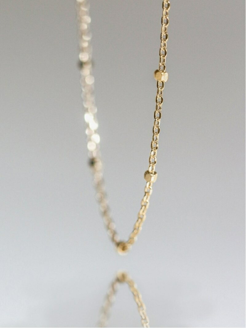 cui-cui｜ゴールド グリッター チェーン ネックレス 70cm | K10YG