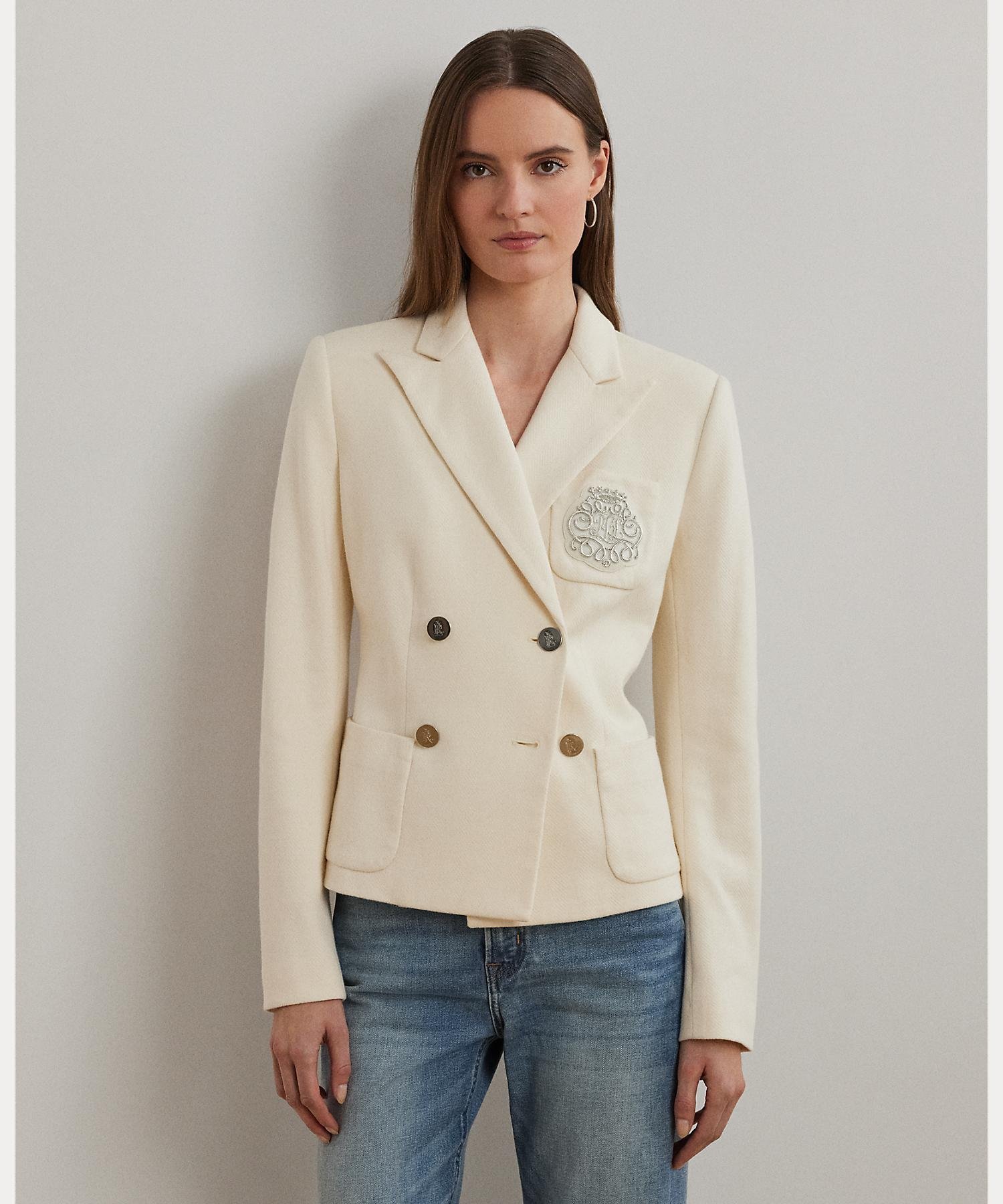 RALPH LAUREN｜ブリオン ダブルブレステッド ジャカード ブレザー