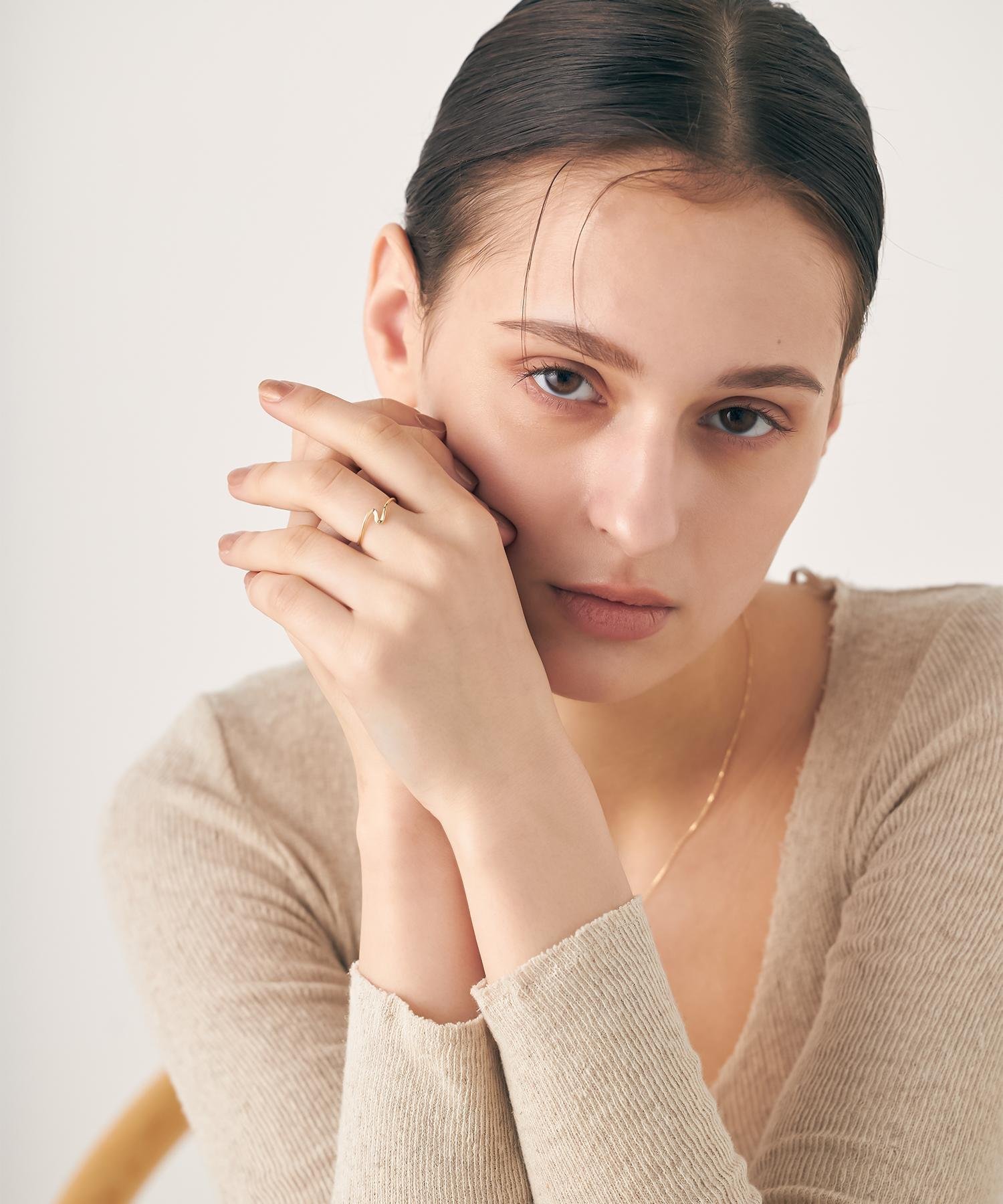 ete｜[レイヤード] K10YG ウェーブ リング | Rakuten Fashion(楽天