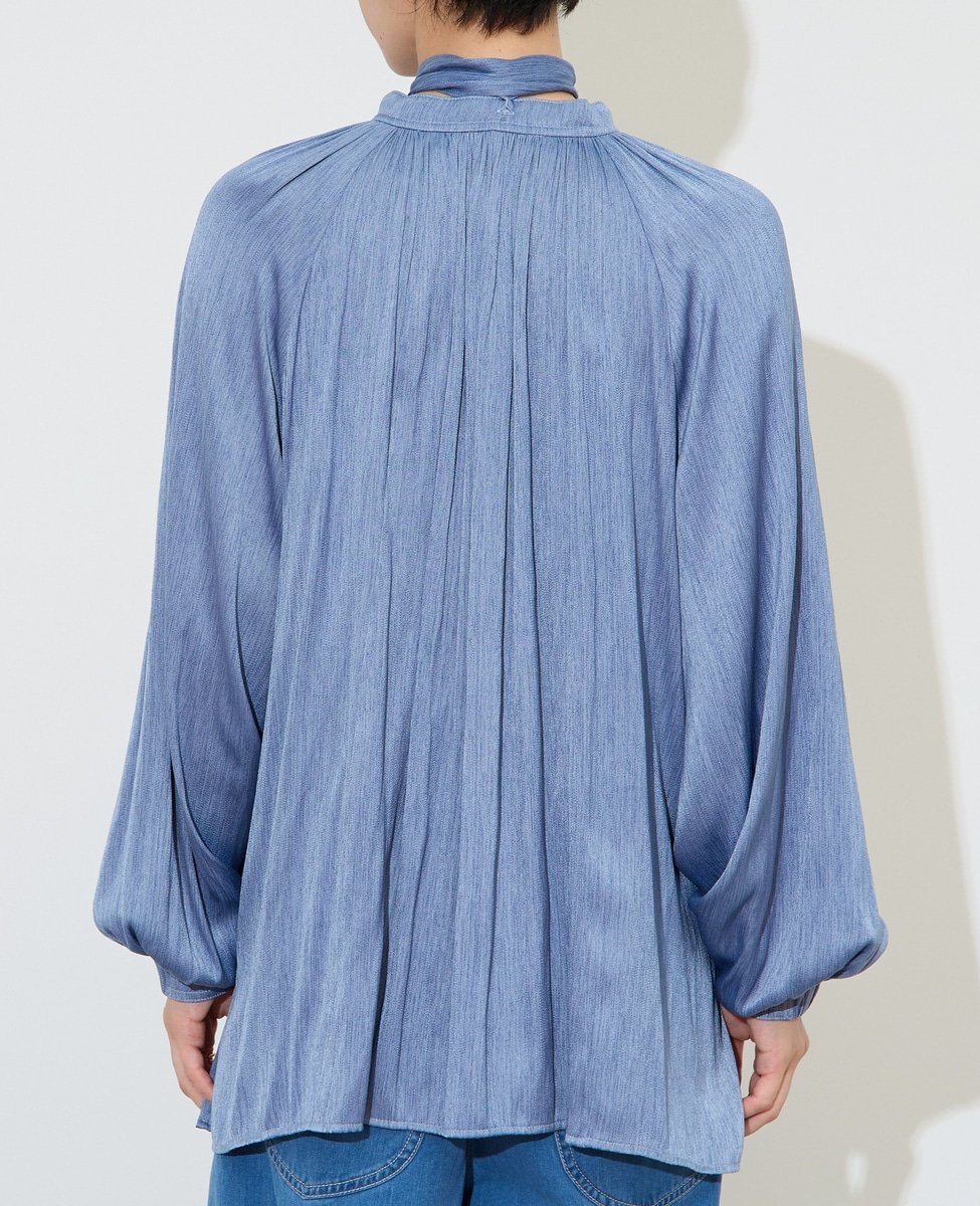 Liesse｜ボウタイ付きギャザーブラウス | Rakuten Fashion(楽天