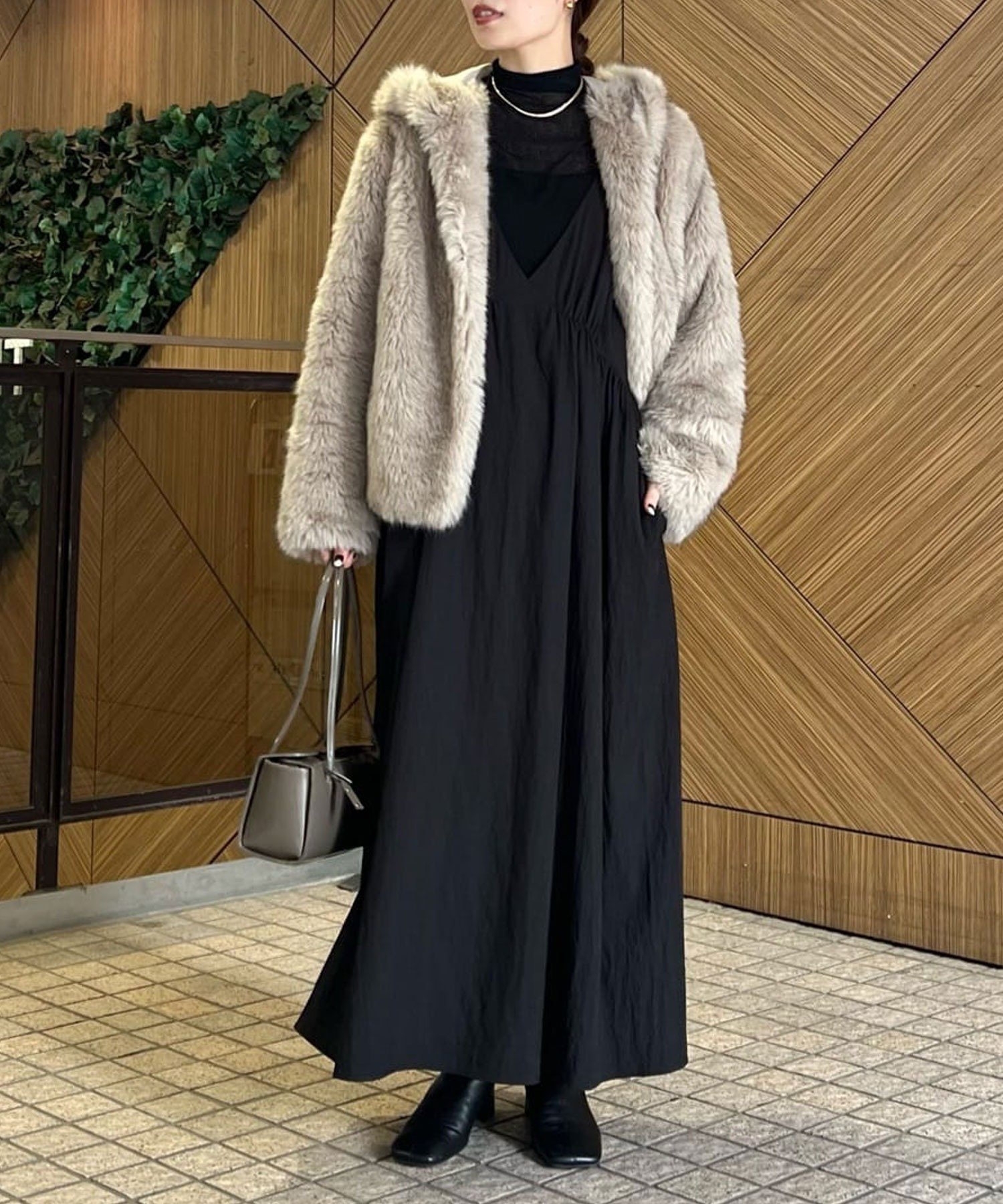 GALLARDAGALANTE｜エコファーフーディーブルゾン | Rakuten Fashion