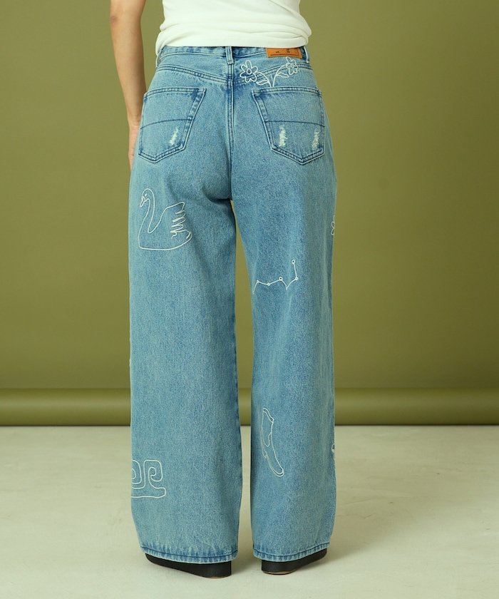 FREAK'S STORE｜チェーンステッチ ワイドデニム 25AW | Rakuten