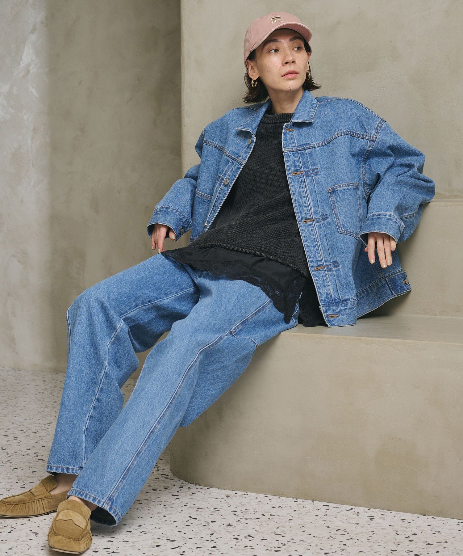 BEAUTY&YOUTH UNITED ARROWS｜【WEB限定】カーブ デニムパンツ