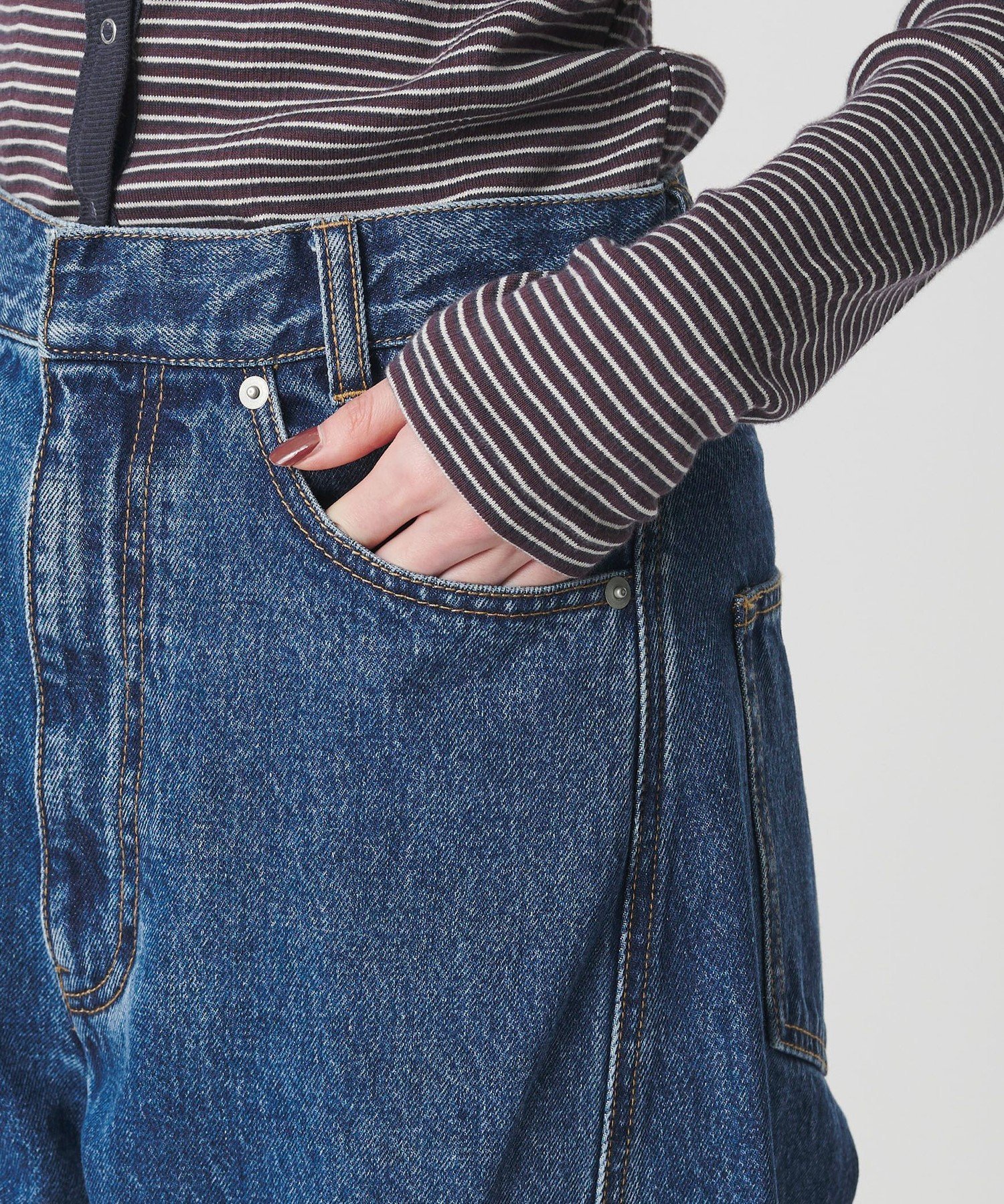 BEAUTY&YOUTH UNITED ARROWS｜【WEB限定】カーブ デニムパンツ