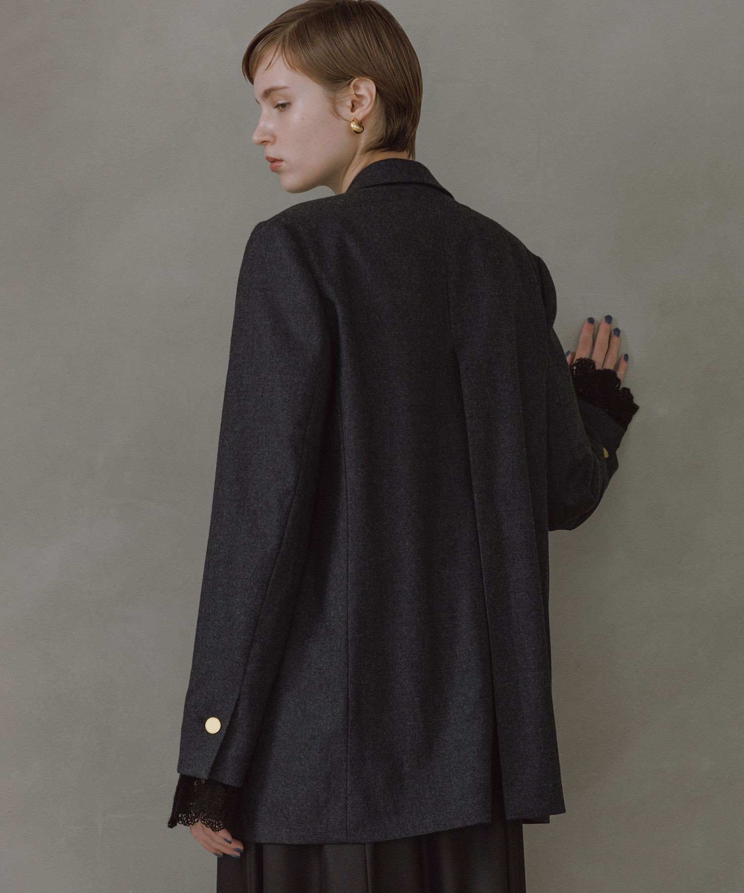 ADAM ET ROPE'｜シングルブレストスリットジャケット | Rakuten