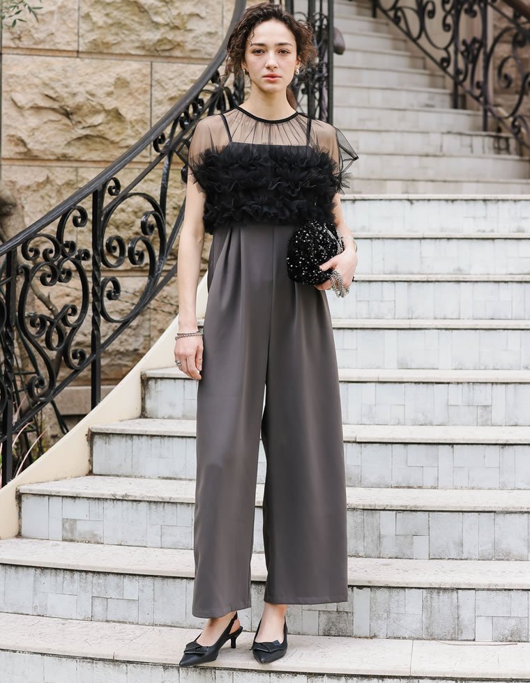 Re:EDIT｜フリルチュールボレロセットオールインワン | Rakuten