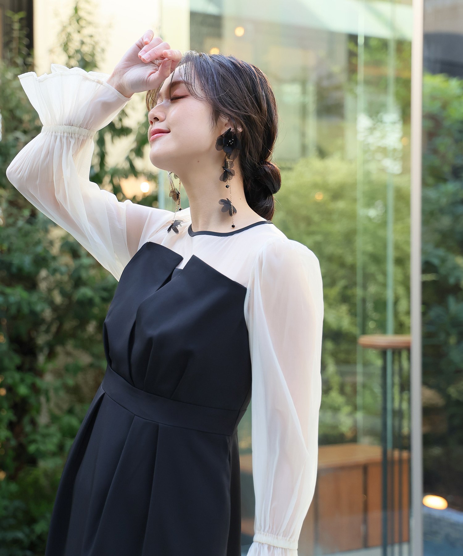 PourVous｜ビスチェデザインコクーン結婚式オケージョンドレス同窓会