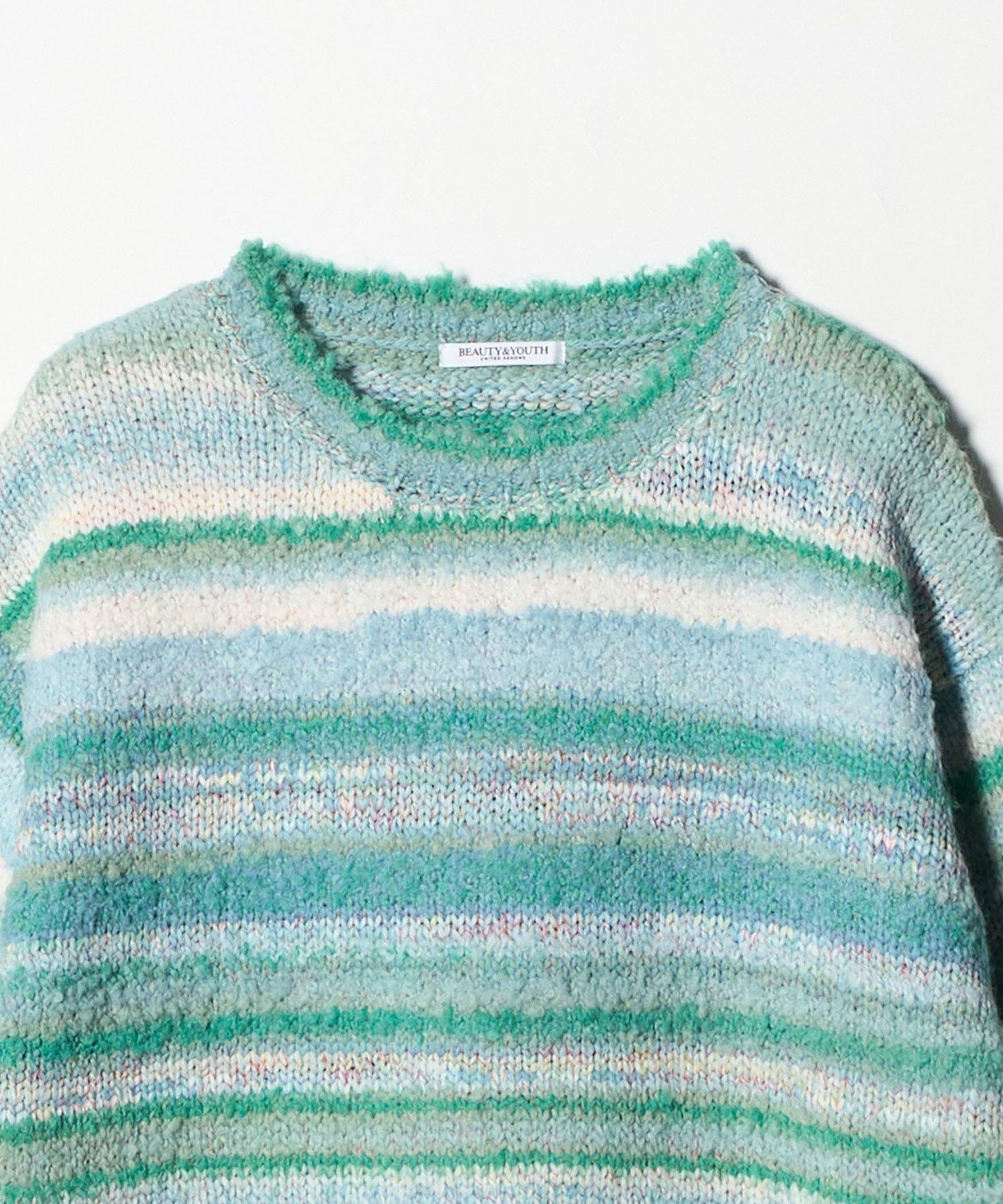 BEAUTY&YOUTH UNITED ARROWS｜マルチボーダー ニットプルオーバー