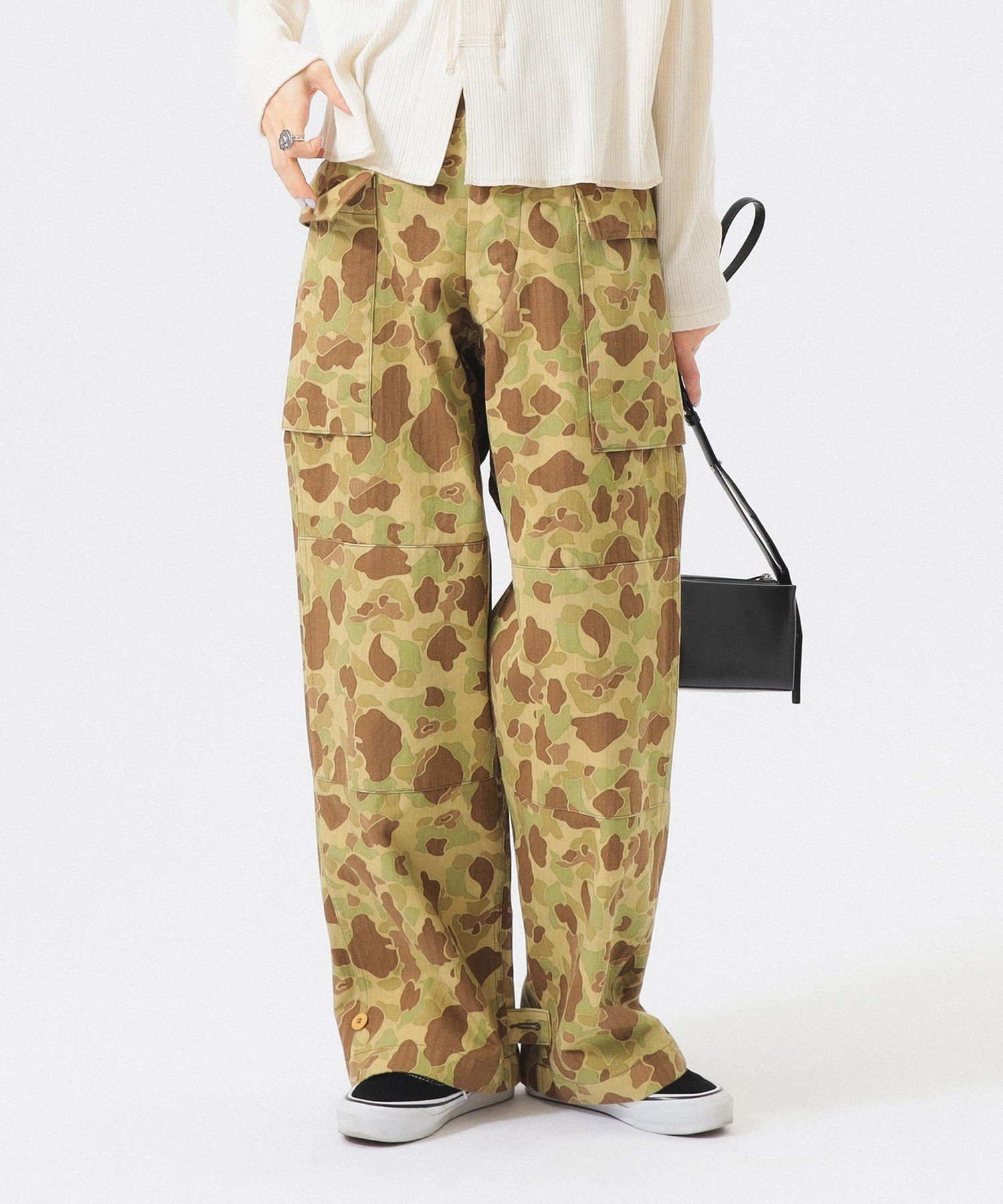 BEAMS WOMEN｜【別注】BUZZ RICKSON'S / ヘリンボーン カモ パンツ