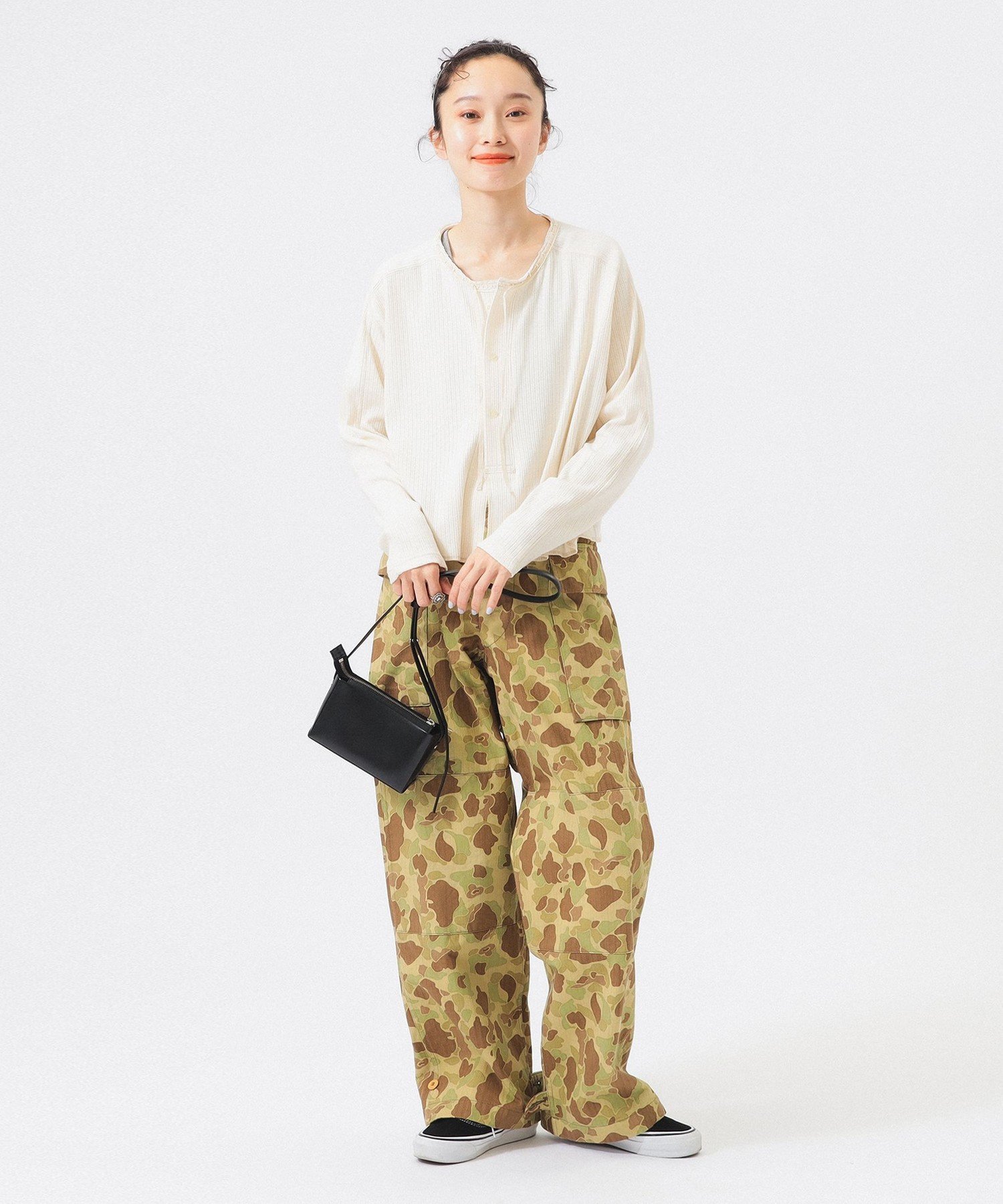 BEAMS WOMEN｜【別注】BUZZ RICKSON'S / ヘリンボーン カモ パンツ