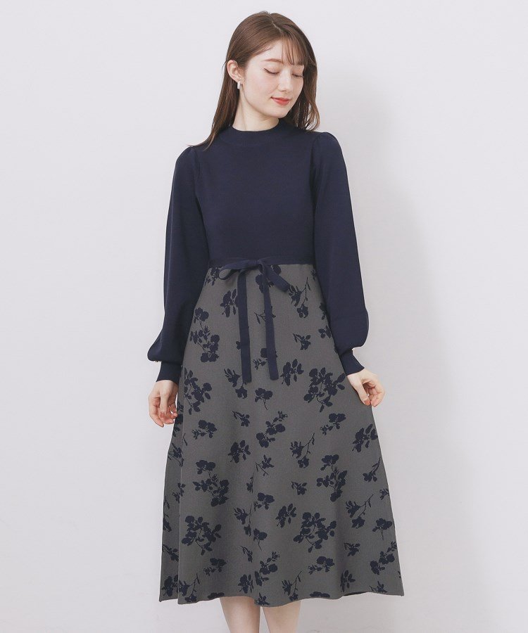 index｜ハイネックニットワンピース【洗濯機OK/抗ピル】 | Rakuten