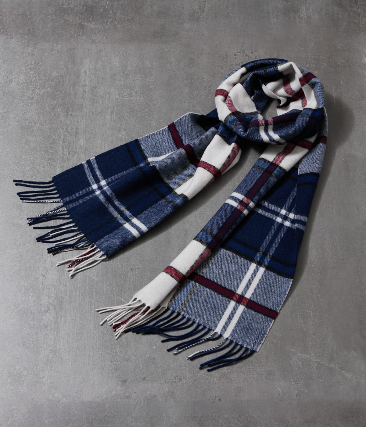 NEWYORKER｜カシミヤ BIGニューヨーカータータン マフラー | Rakuten