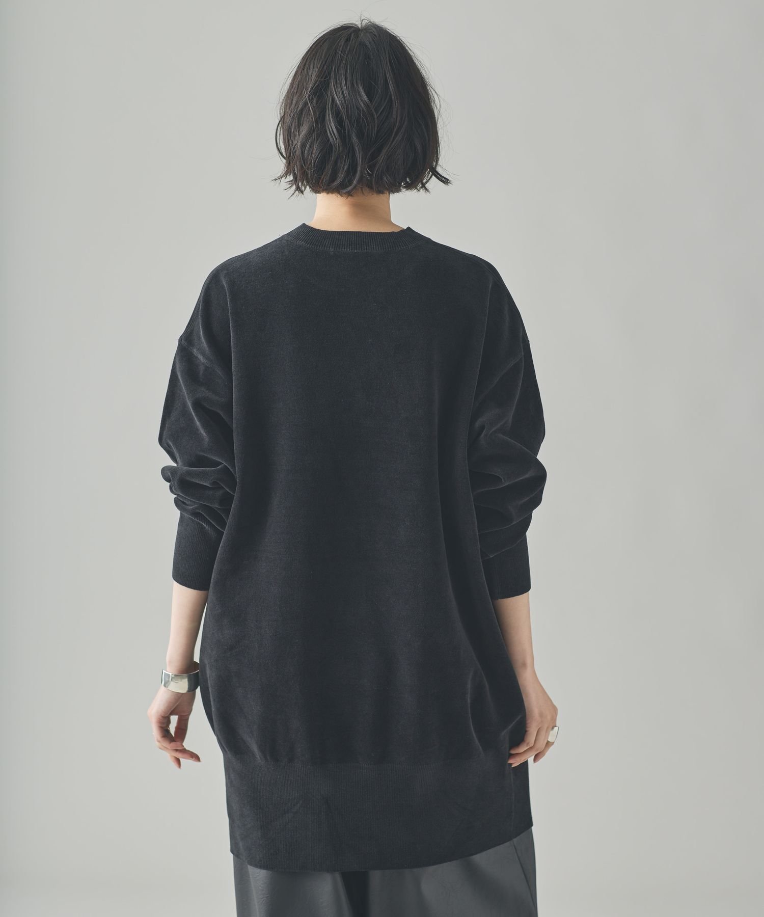 Curensology｜ニットベロアチュニック | Rakuten Fashion(楽天