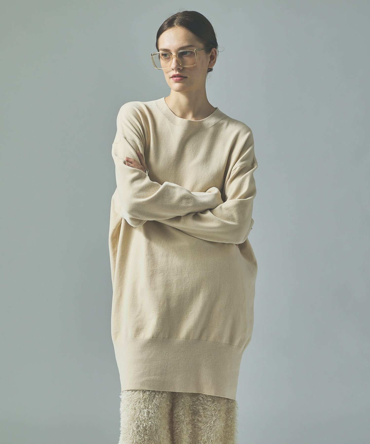 Curensology｜ニットベロアチュニック | Rakuten Fashion(楽天