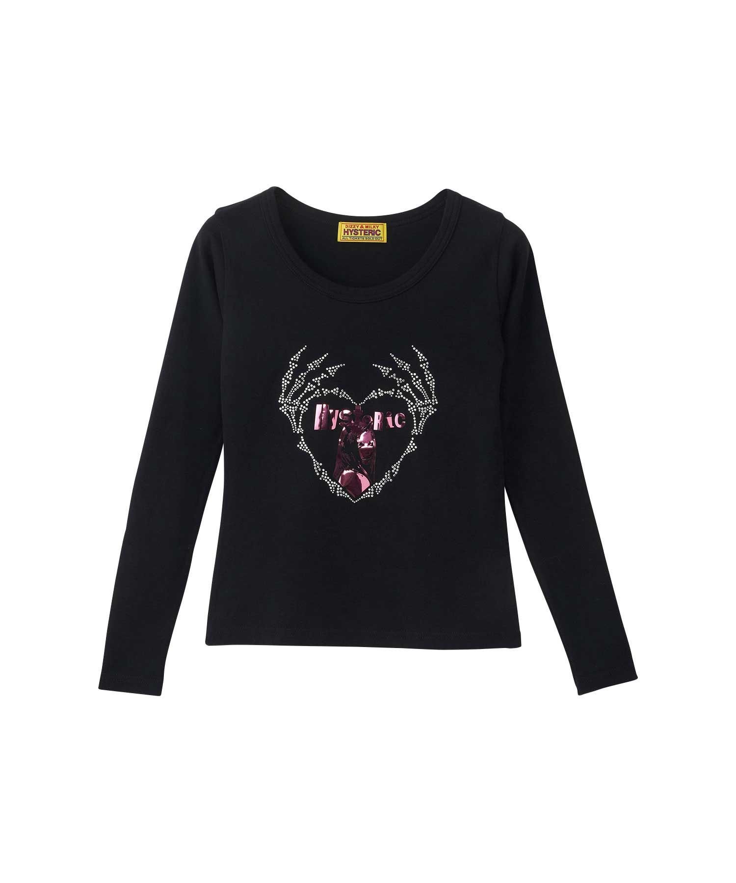 HYSTERIC GLAMOUR｜SKELETON HANDS チビTシャツ | Rakuten Fashion