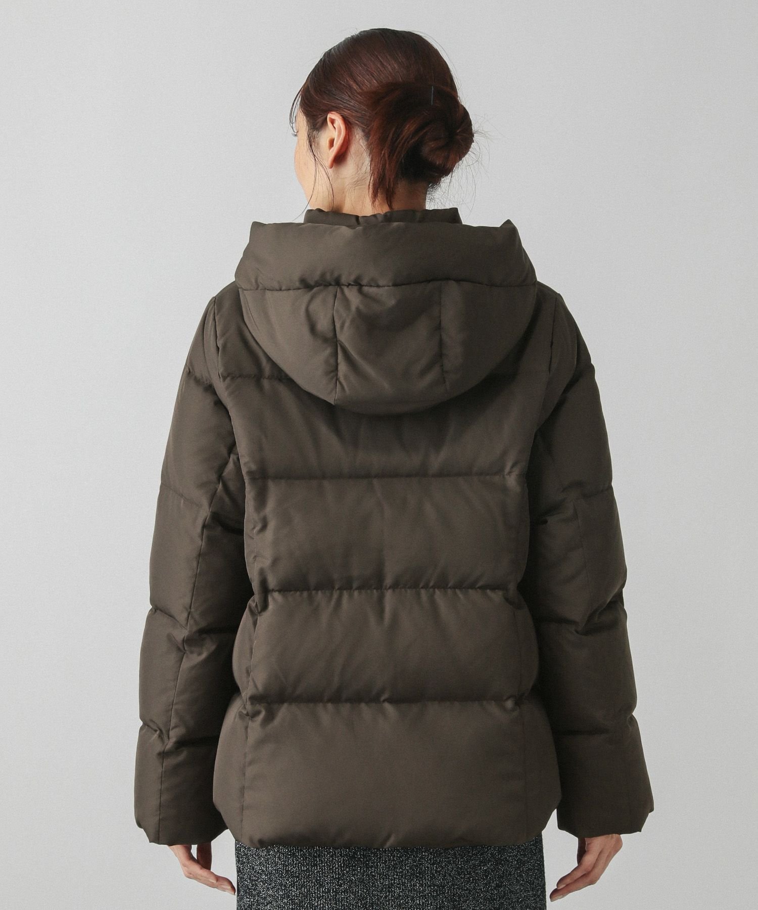 GLOBAL WORK｜ウツクシルエット撥水ダウンフードブルゾン/115525