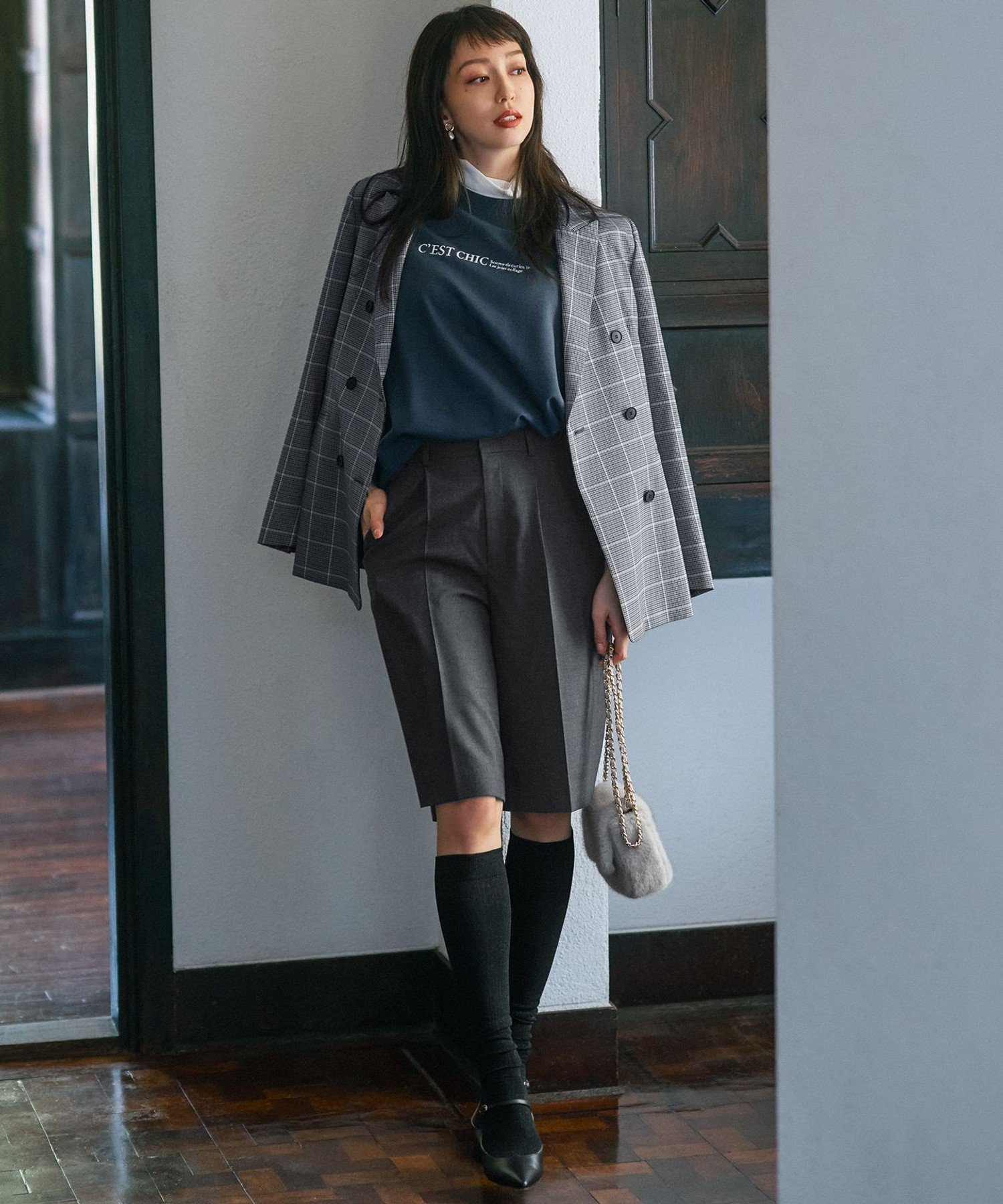 23区｜【洗える】ガンクラブプレイドチェック ジャケット | Rakuten