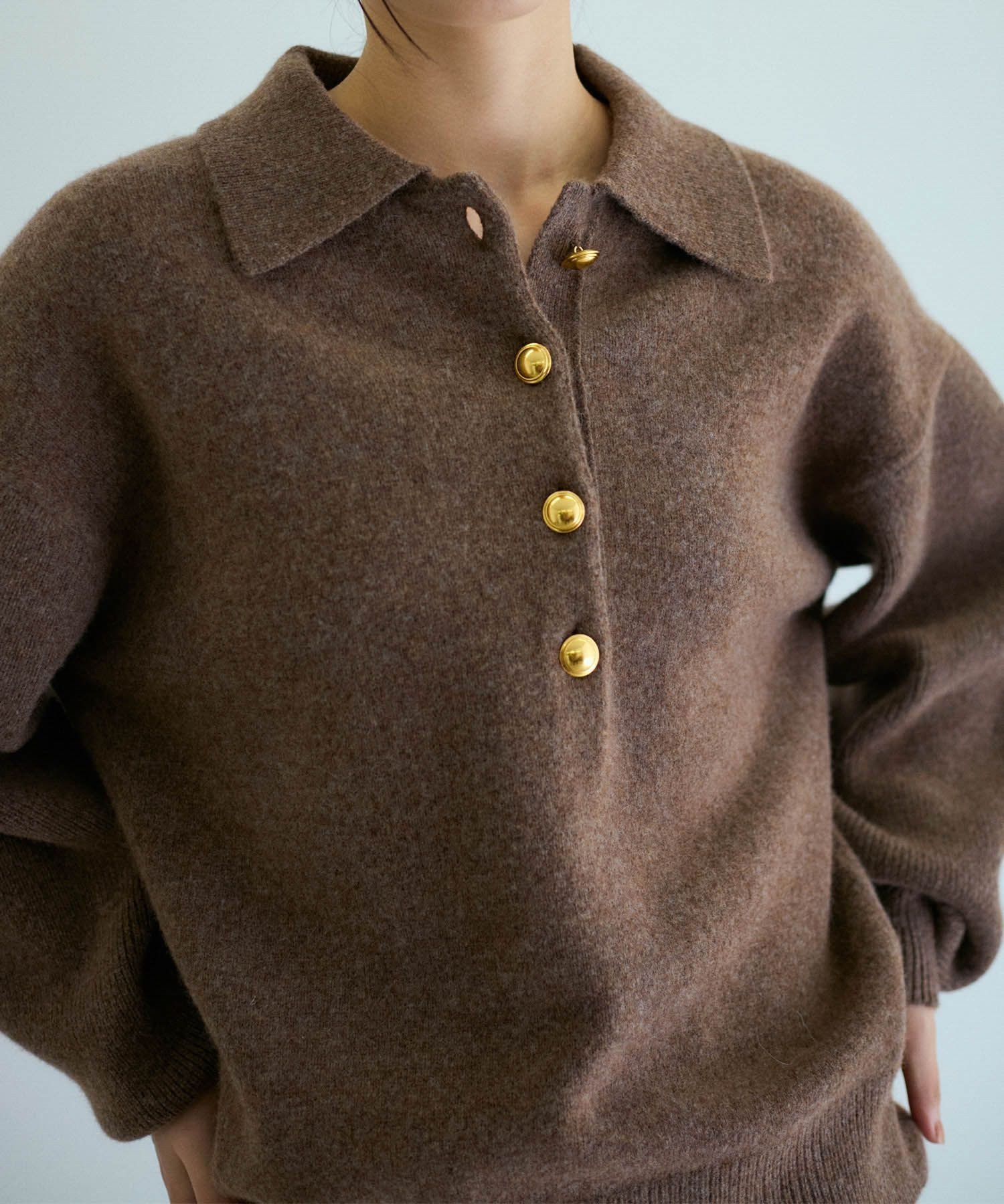 SALE／30%OFF】ADAM ET ROPE' FEMME ポロシャツニットプルオーバー