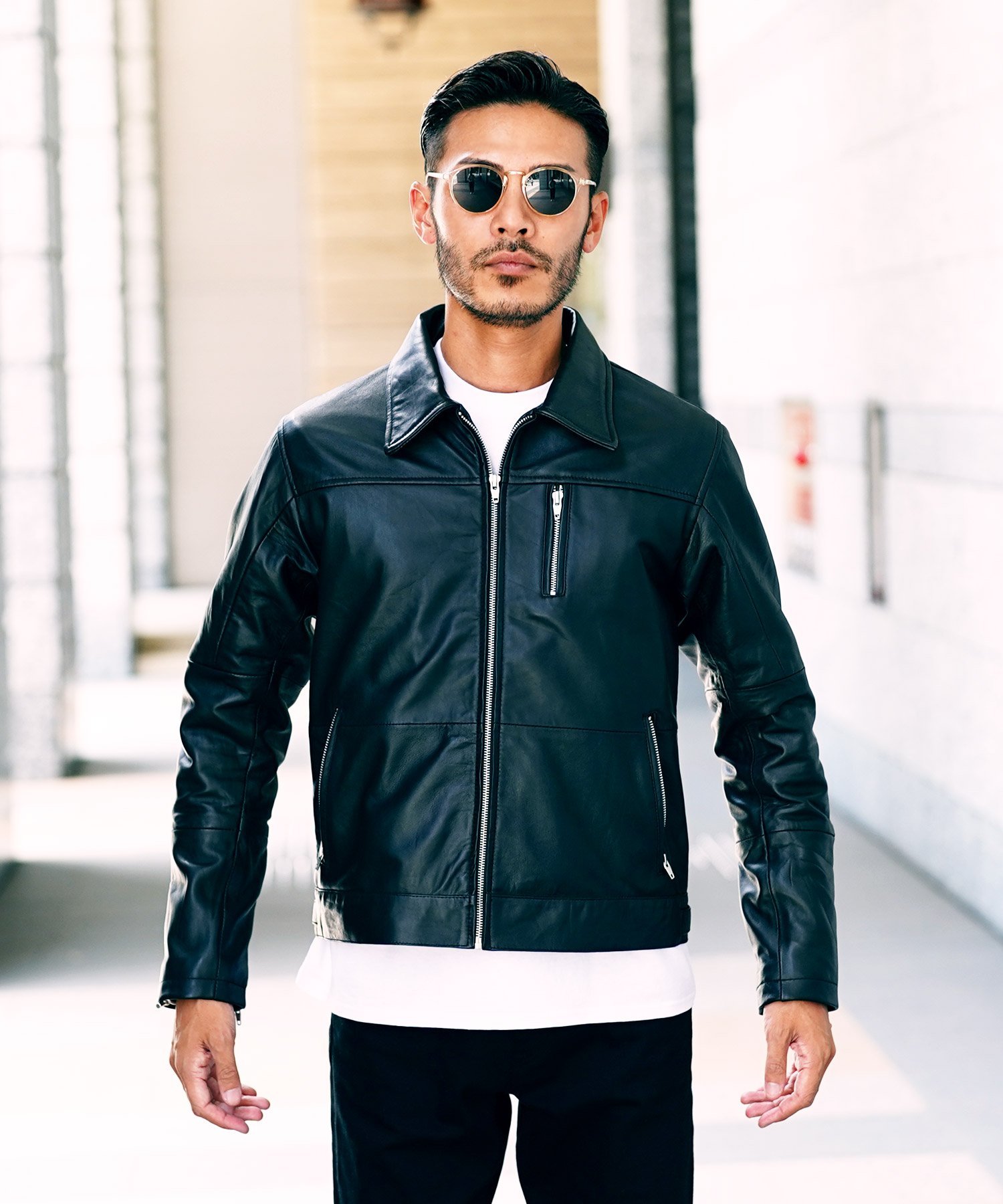 JIGGYS SHOP｜リプロダクトレザー 本革 ライダース ジャケット レザー