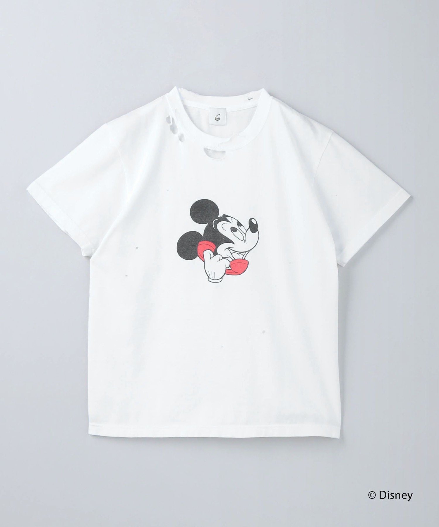 6 (ROKU)ミッキーTシャツ 6(ROKU)＞MICKEY/Tシャツ