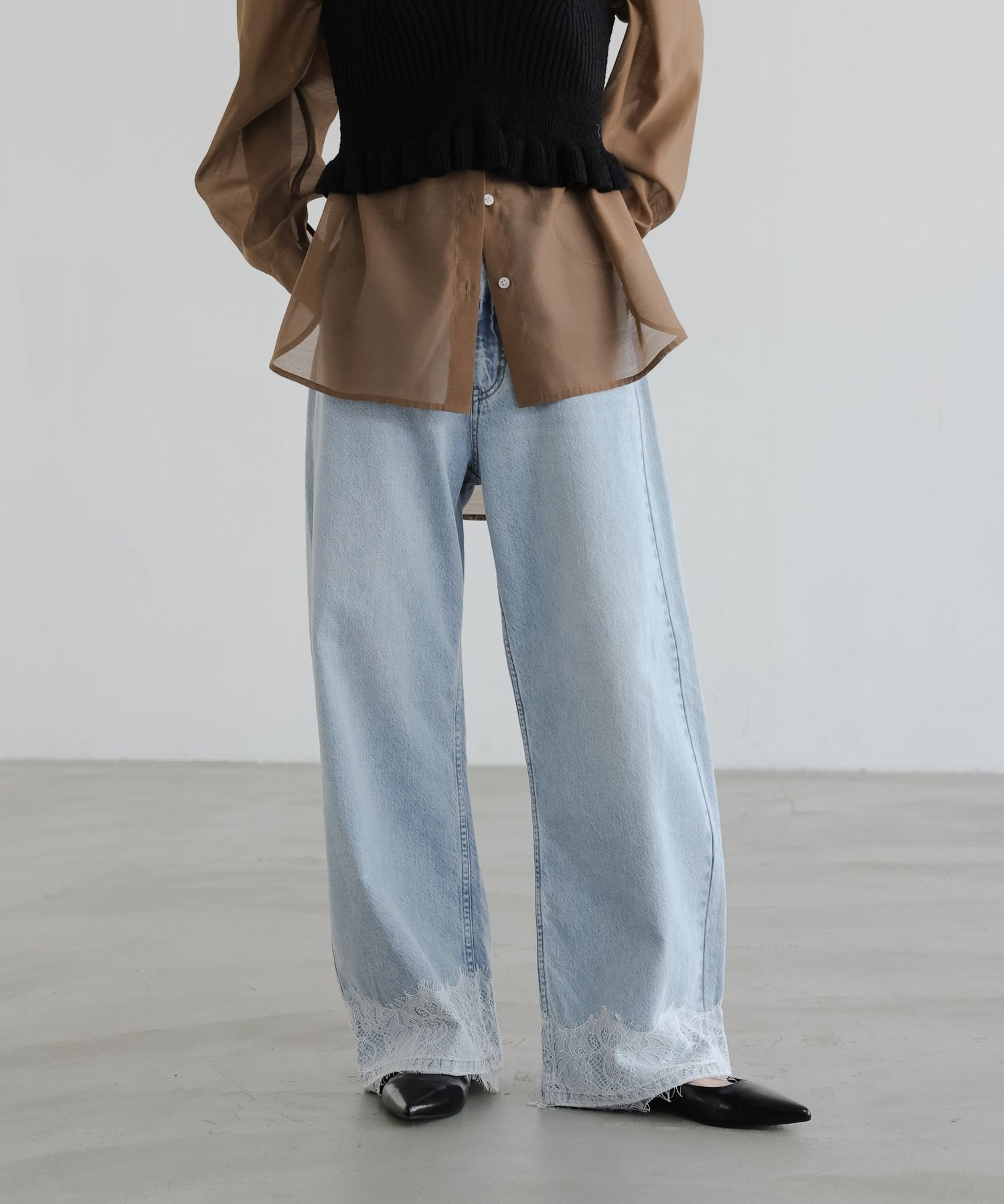 LOWRYS FARM｜レースデニム | Rakuten Fashion(楽天ファッション／旧