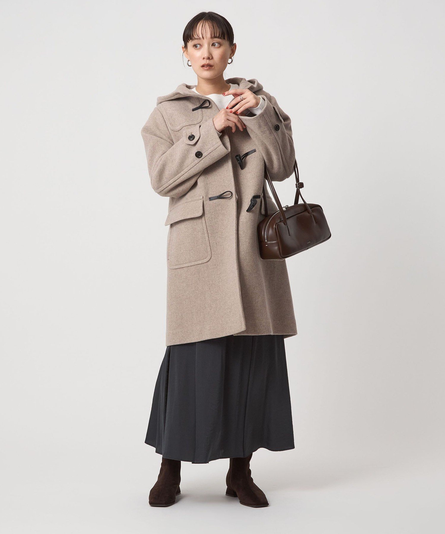 UNITED ARROWS green label relaxing｜ロング ダッフルコート