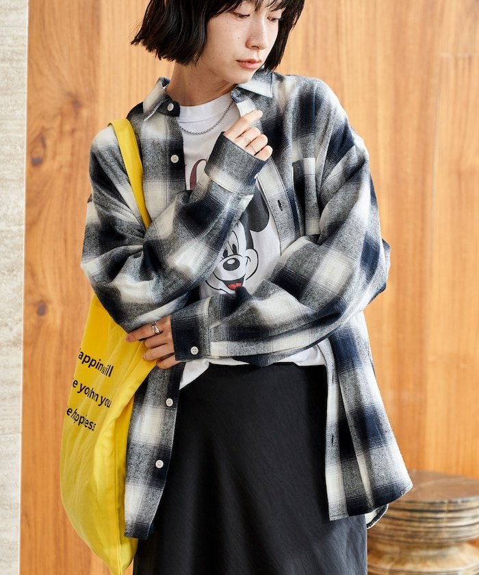 FREAK'S STORE｜オンブレ チェックシャツ/ショート丈チェックシャツ