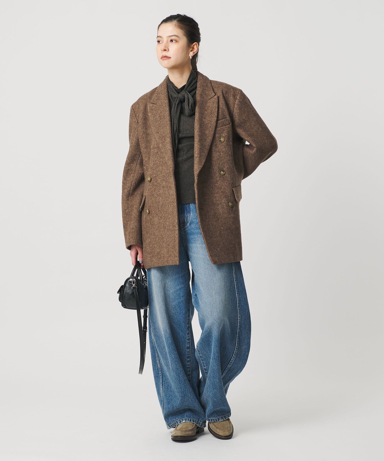 BEAUTY&YOUTH UNITED ARROWS｜毛ブレンド ヘリンボーン ジャケット