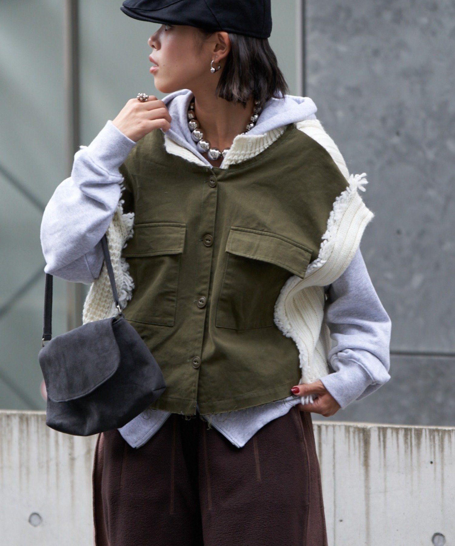 CIAOPANIC TYPY｜【etsinta/エシンタ】リメイクミリタリーベスト