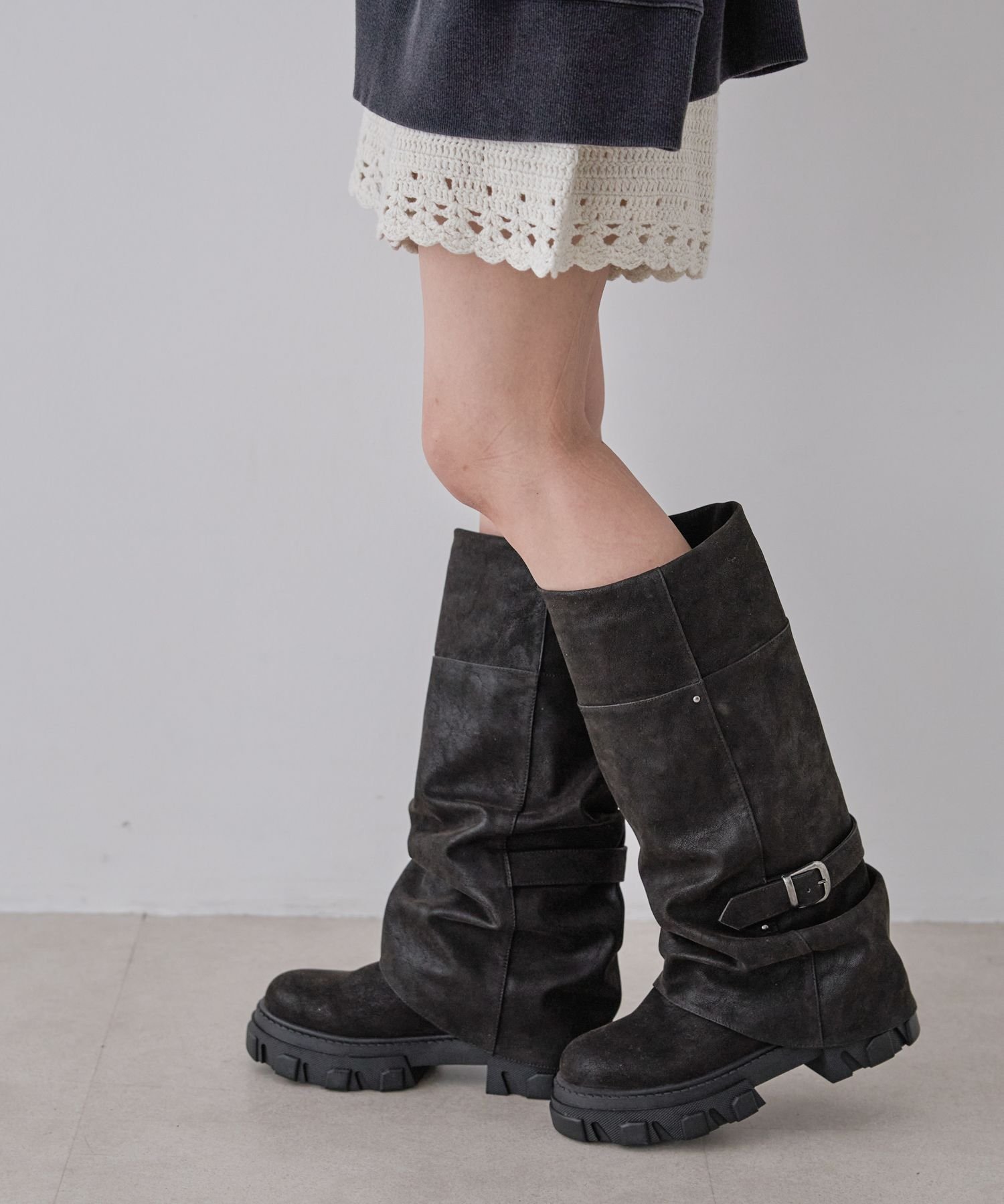 JEANASIS｜ルーズFITロングブーツ | Rakuten Fashion(楽天ファッション