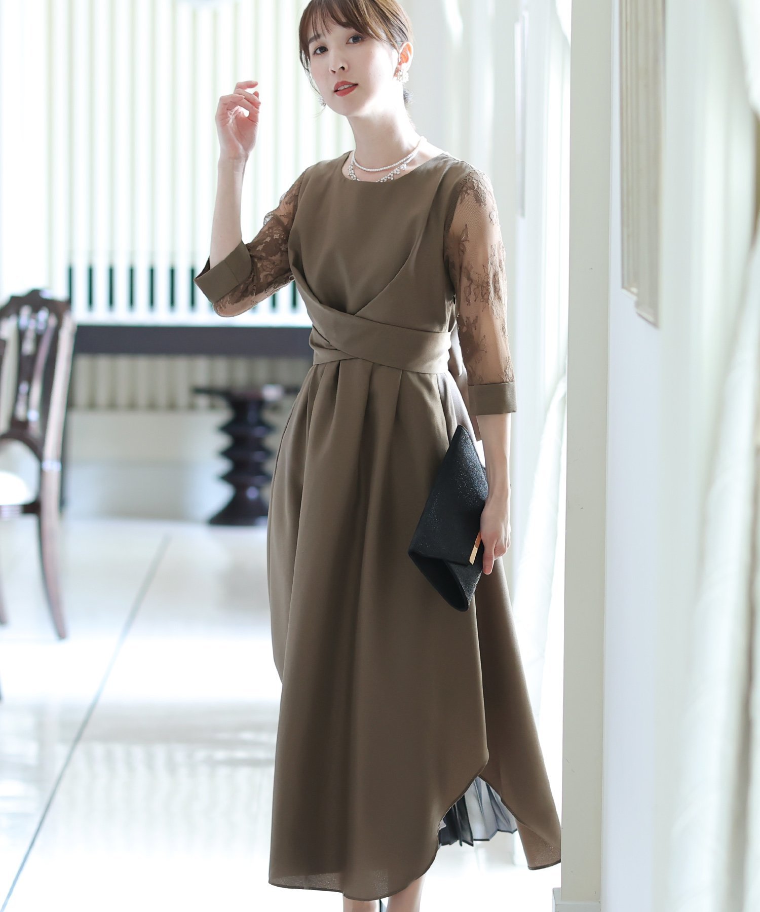 PourVous｜ワンピースお呼ばれ フォーマル結婚式パーティードレス