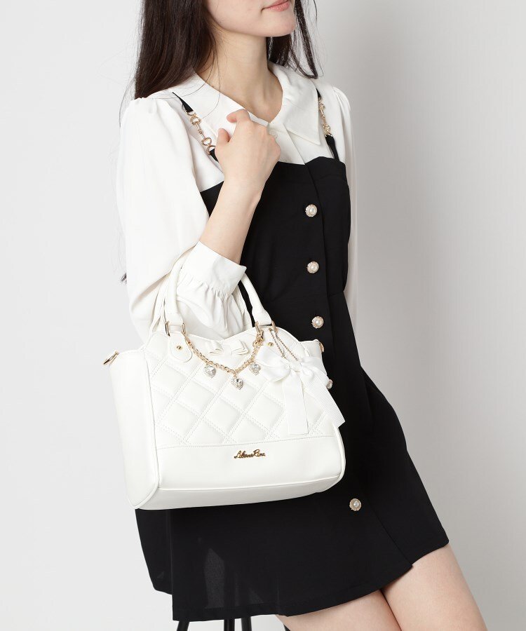 ESPERANZA｜Wキルトチャーム付2WAYボストン | Rakuten Fashion(楽天