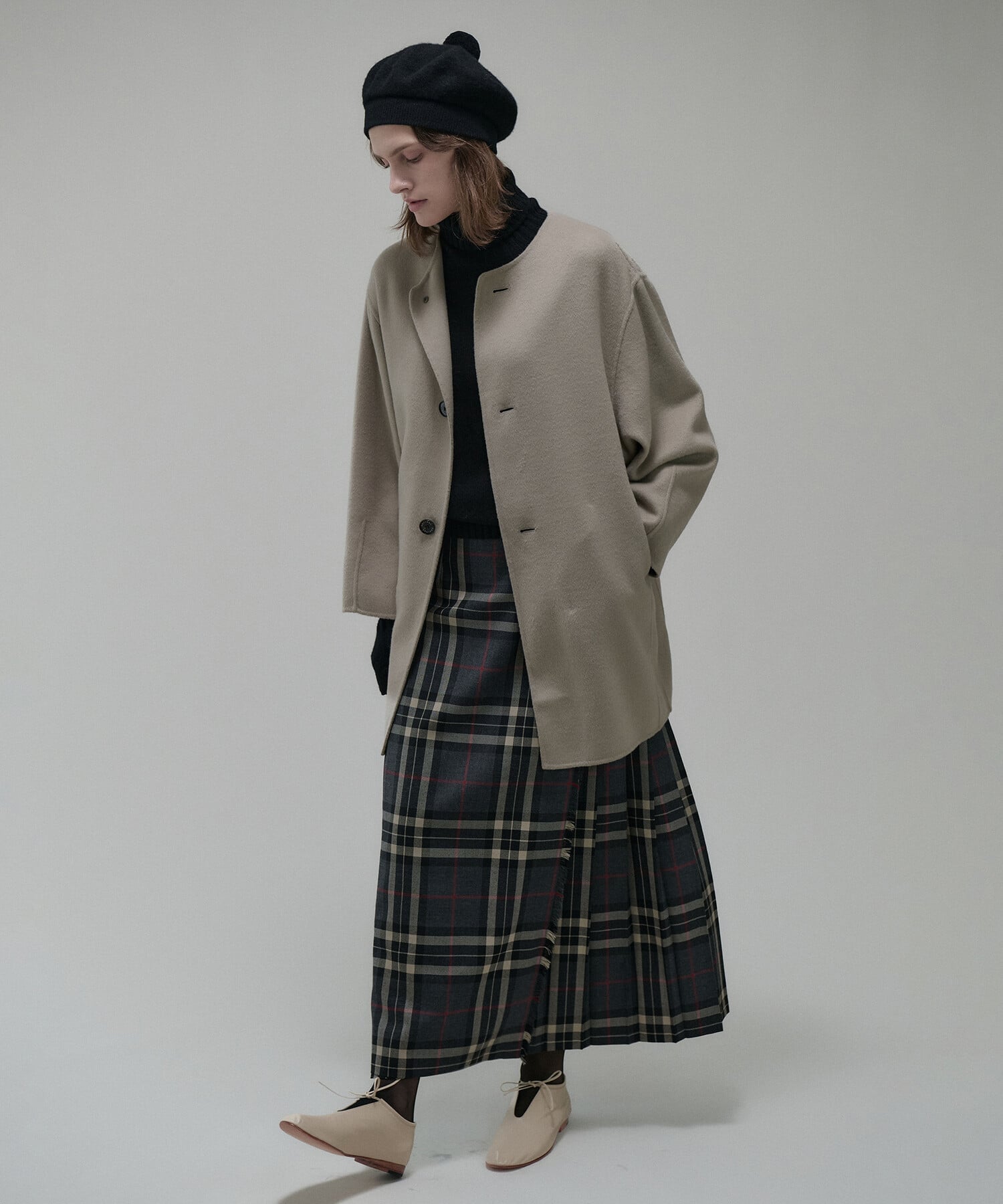 Bshop｜ORCIVAL | リバーウール ノーカラーコート WOMEN | Rakuten