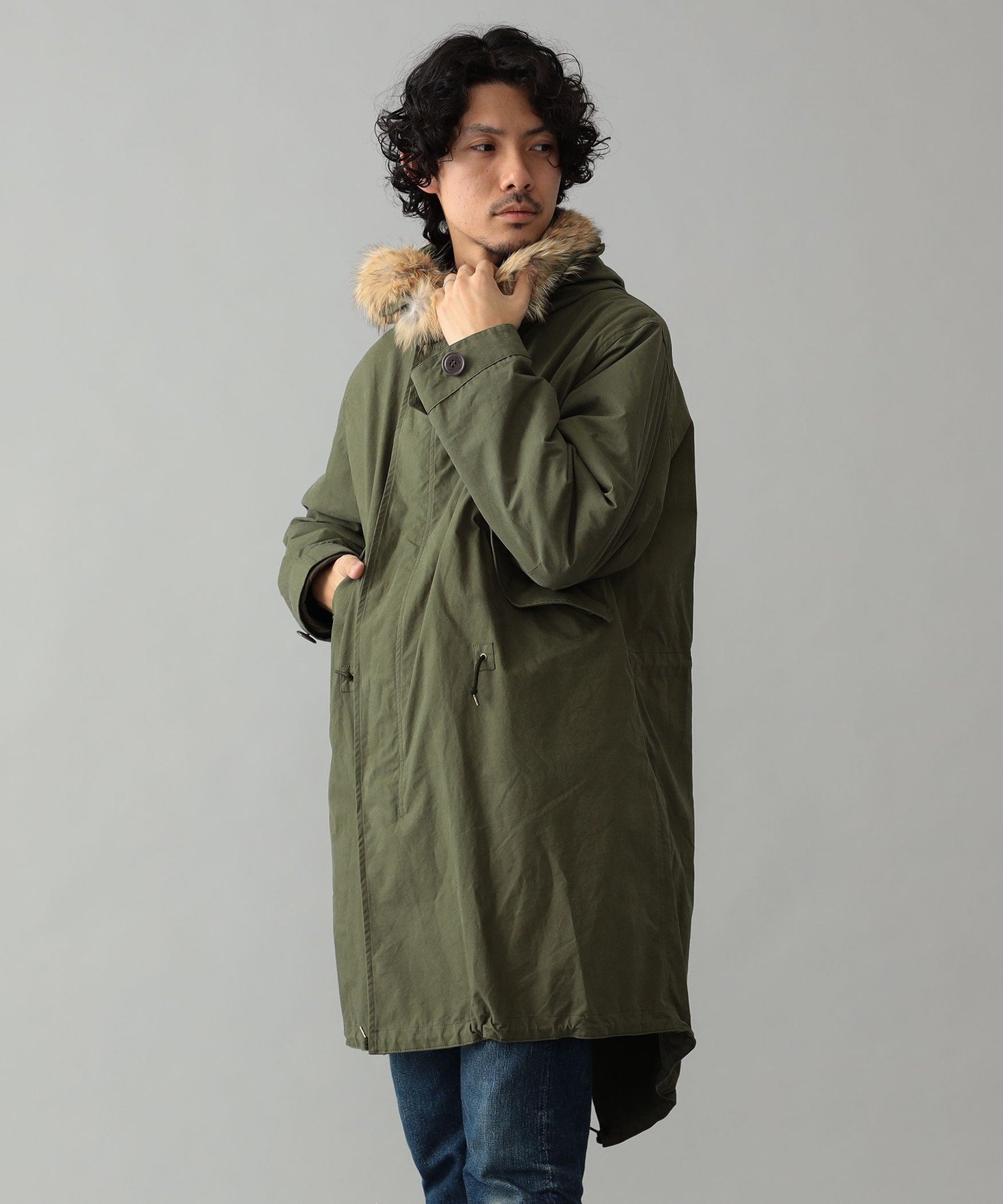 BEAMS MEN｜AUBERGE / 別注 モッズコート | Rakuten Fashion(楽天