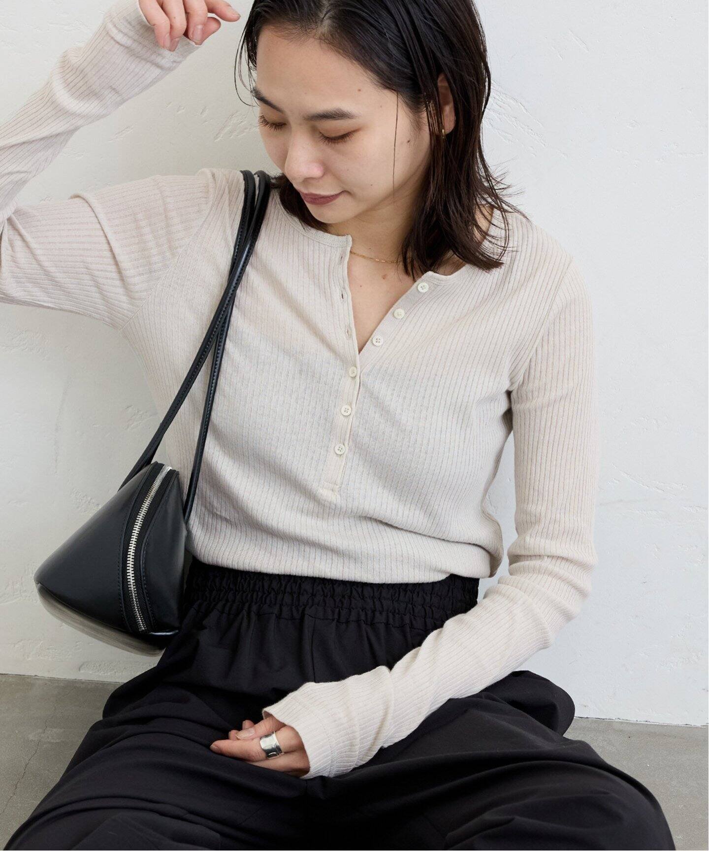 JOURNAL STANDARD｜《追加》シアーテレコヘンリーネックプルオーバー